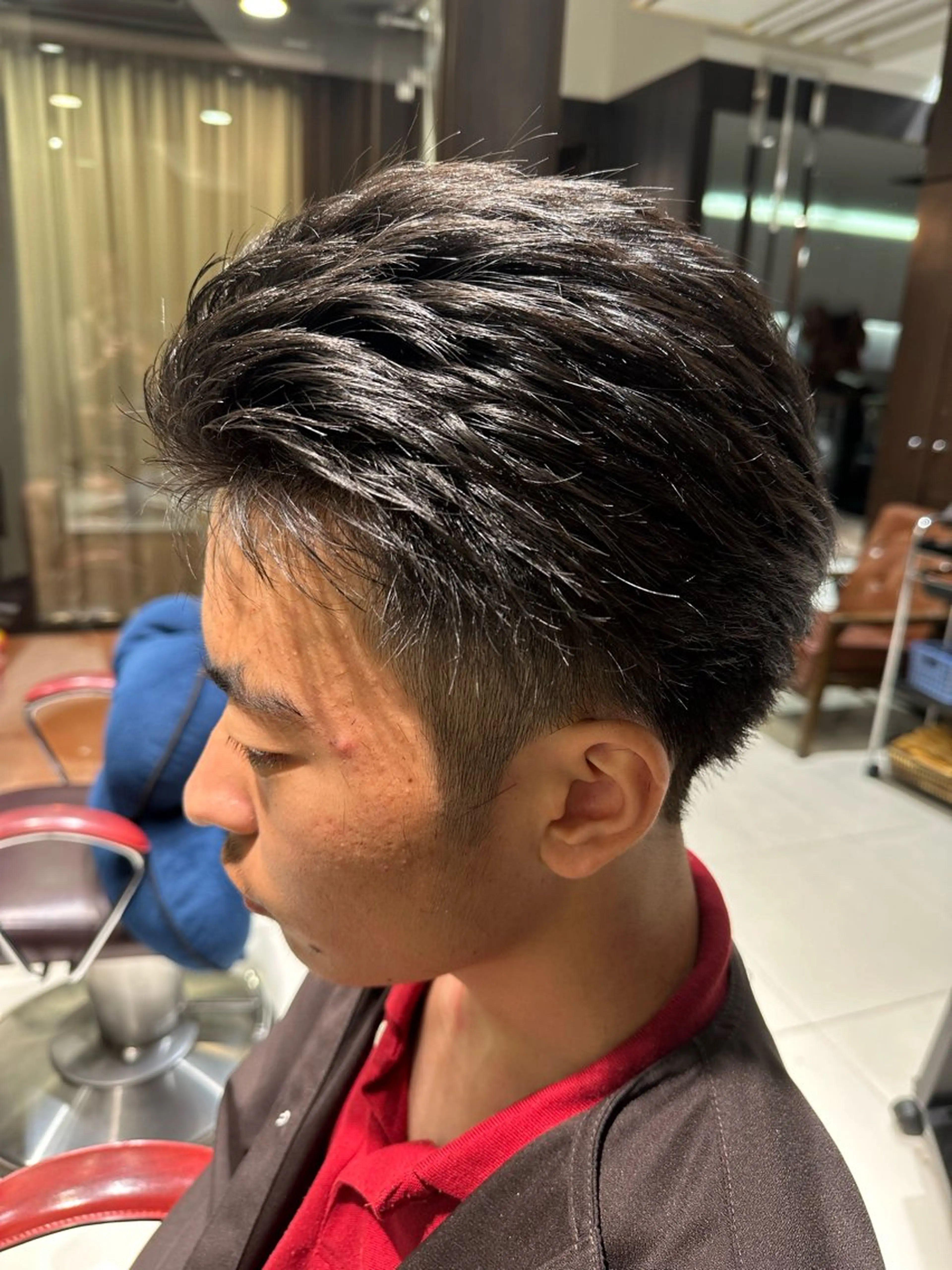 メンズ ブリーチ/艶カラー カノ🌼のヘアスタイル