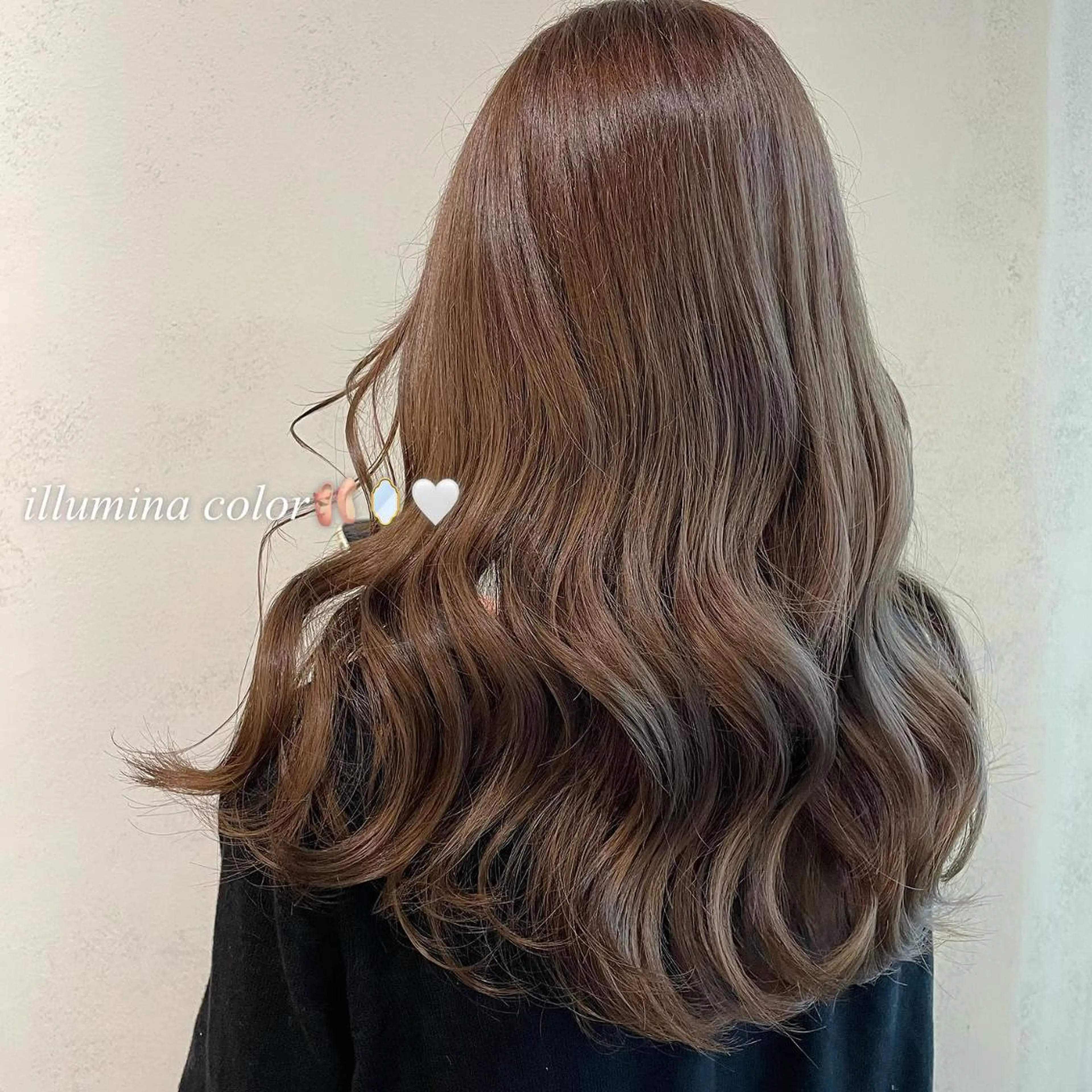 カラー ヘアアレンジ ブリーチ 透明感カラー イルミナカラー ブリーチなしカラー 𝙢𝙞𝙮𝙪🎀 girly hairのヘアスタイル