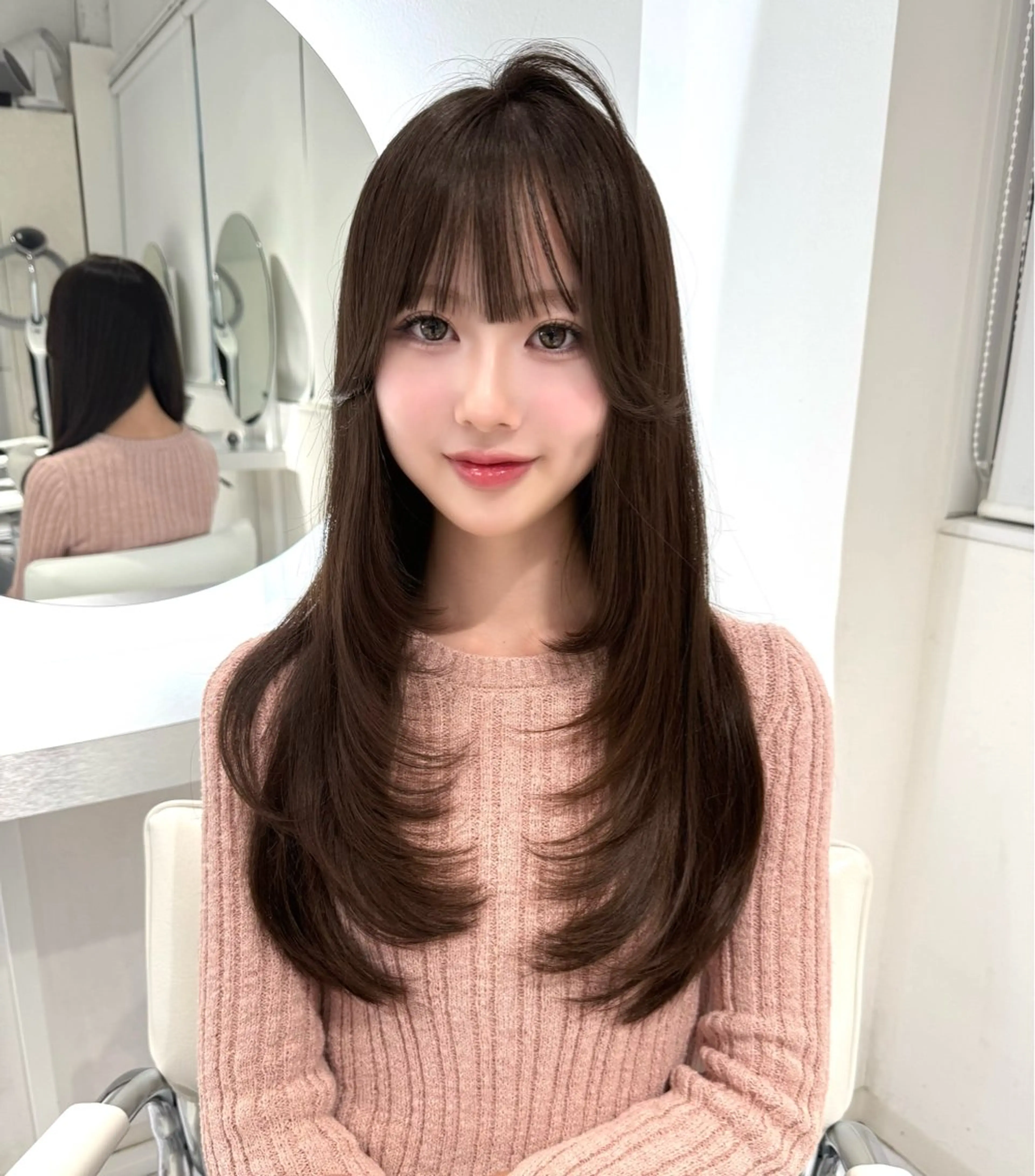 ロング レイヤーカット レイヤーカット🫧 🎀Tomoka🎀のヘアスタイル