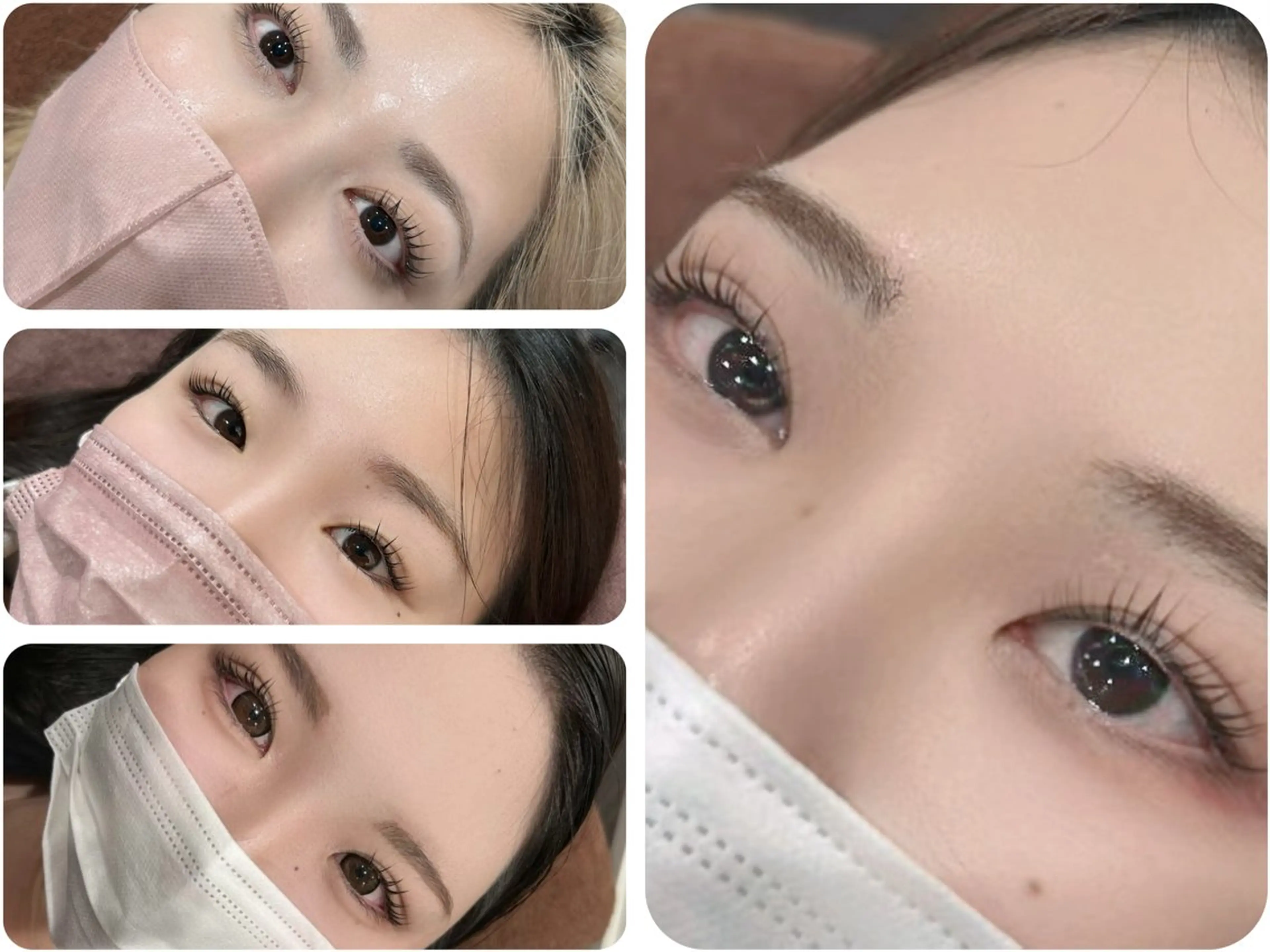 マツエク・マツパ パリジェンヌラッシュリフト 下まつげエクステ 一重×まつ毛パーマ マツパ aki_ eyelash_のマツエク・マツパデザイン