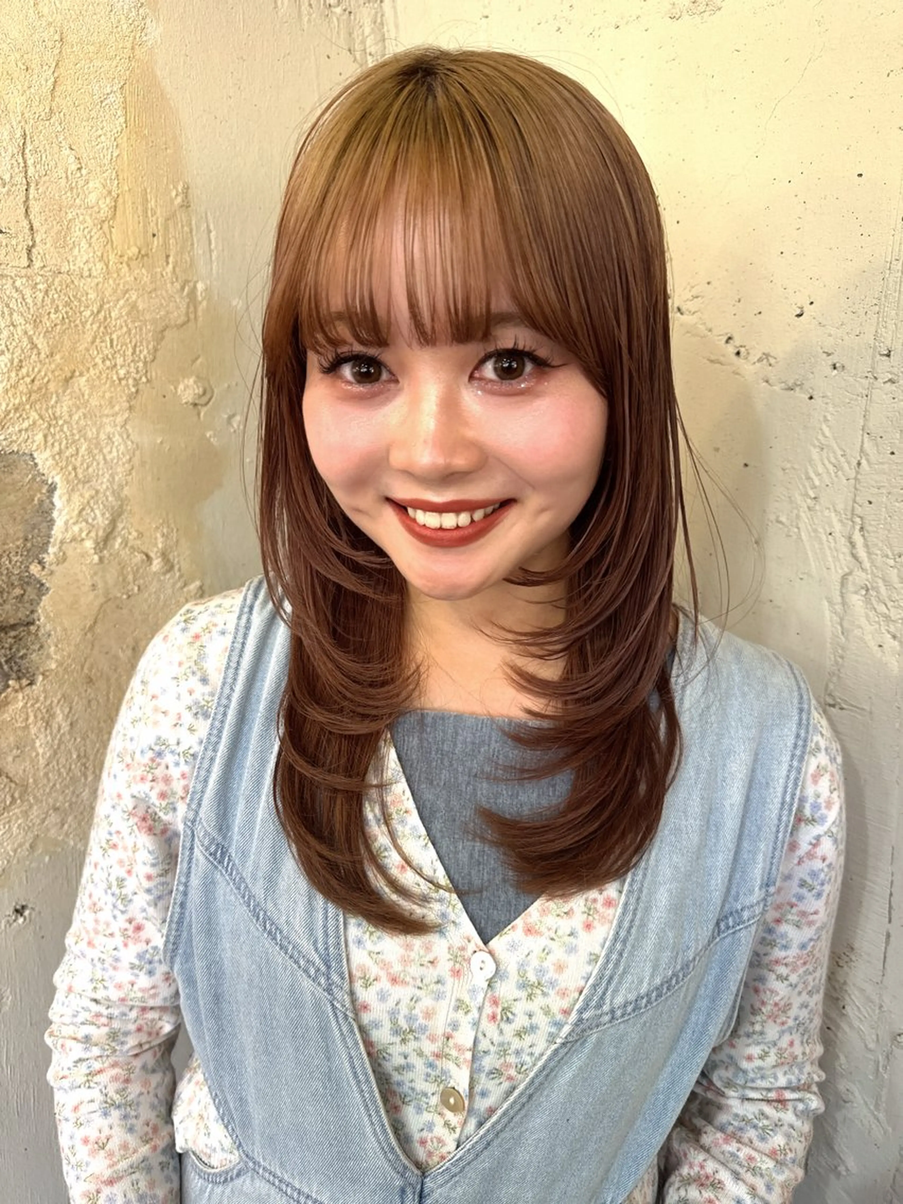 💇‍♀️U24レイヤーカット+カラー+ウルトワトリートメント（SNS用で写真、動画撮らせて頂きます。）の写真