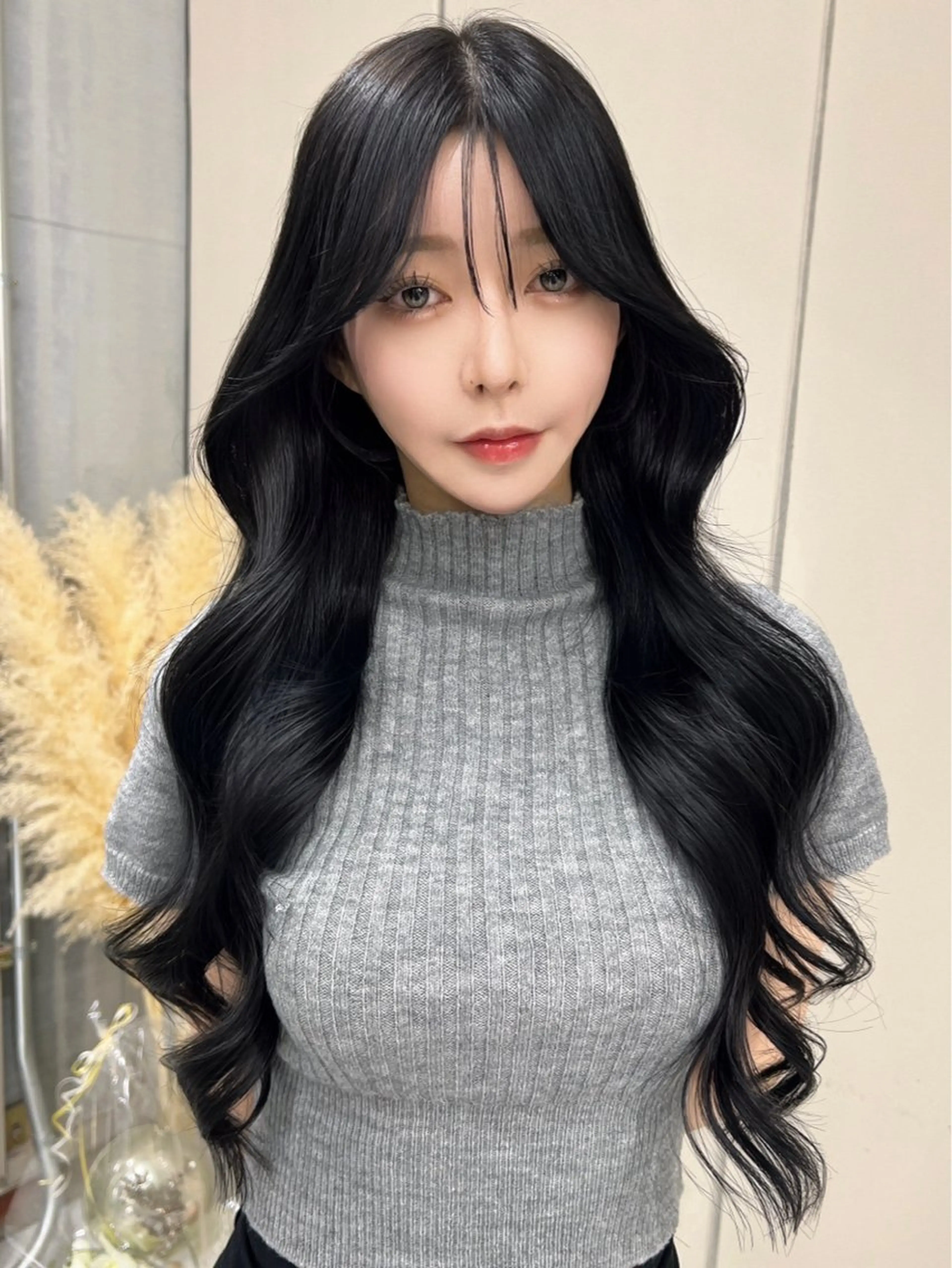 ロング カラー ブリーチ 縮毛矯正 トリートメント トリートメント 🫧髪質改善 講師🫧🍎幹細胞のヘアスタイル