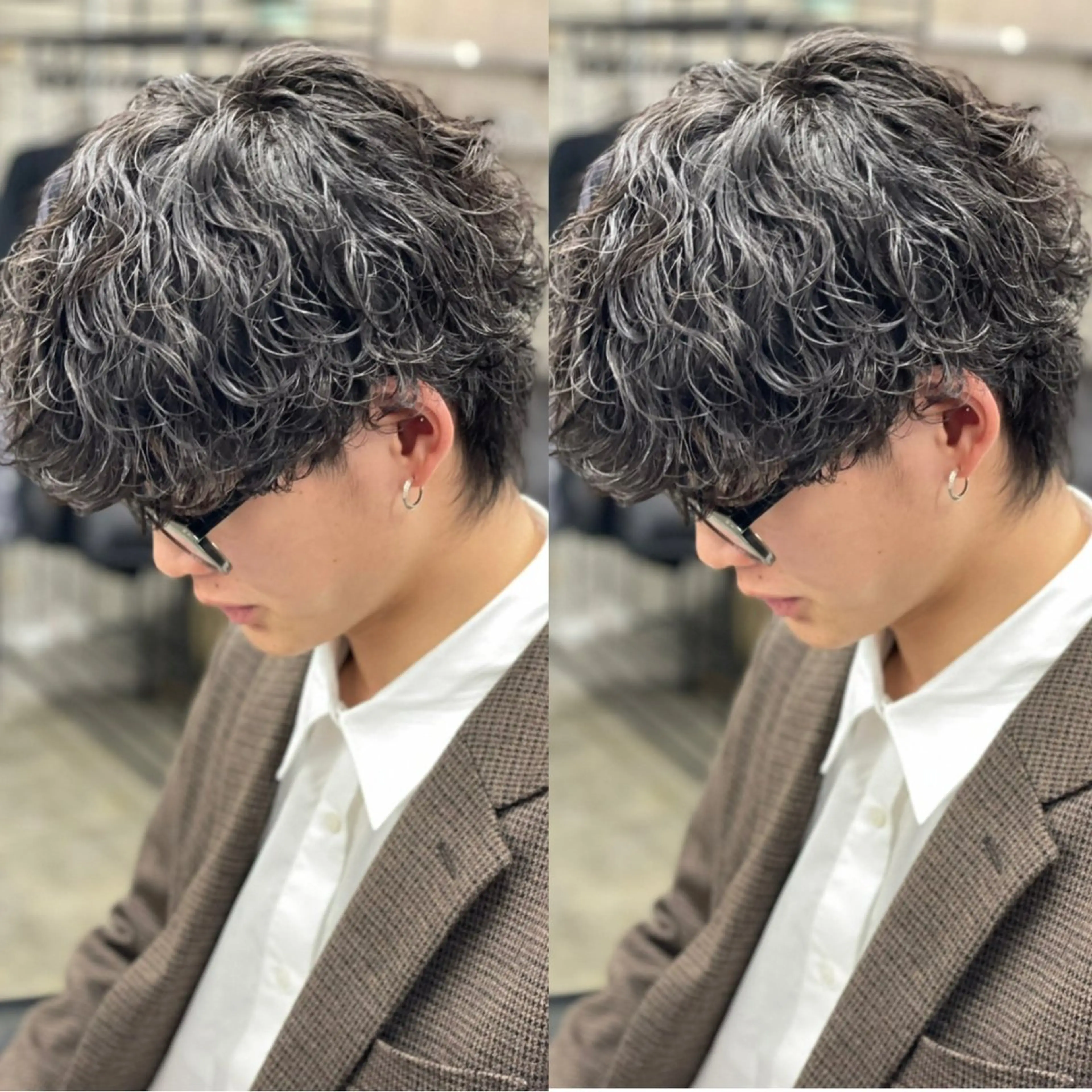 パーマ メンズ カット パーマ 🔥波巻き/ツイスパ 特化🔥メンズパーマのヘアスタイル