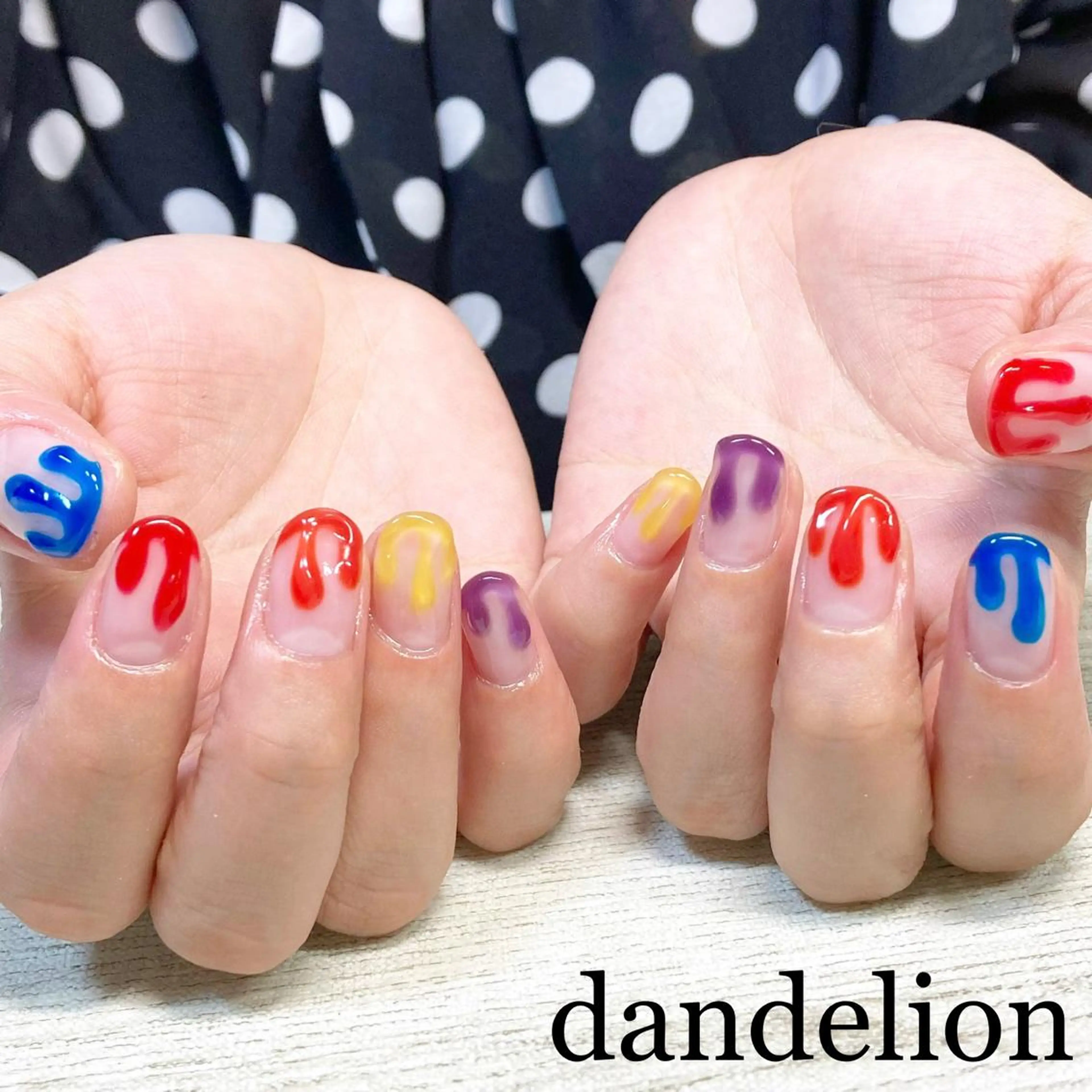 ネイル ハンドネイル ハンドケア dandelion ダンデライオンのネイルデザイン