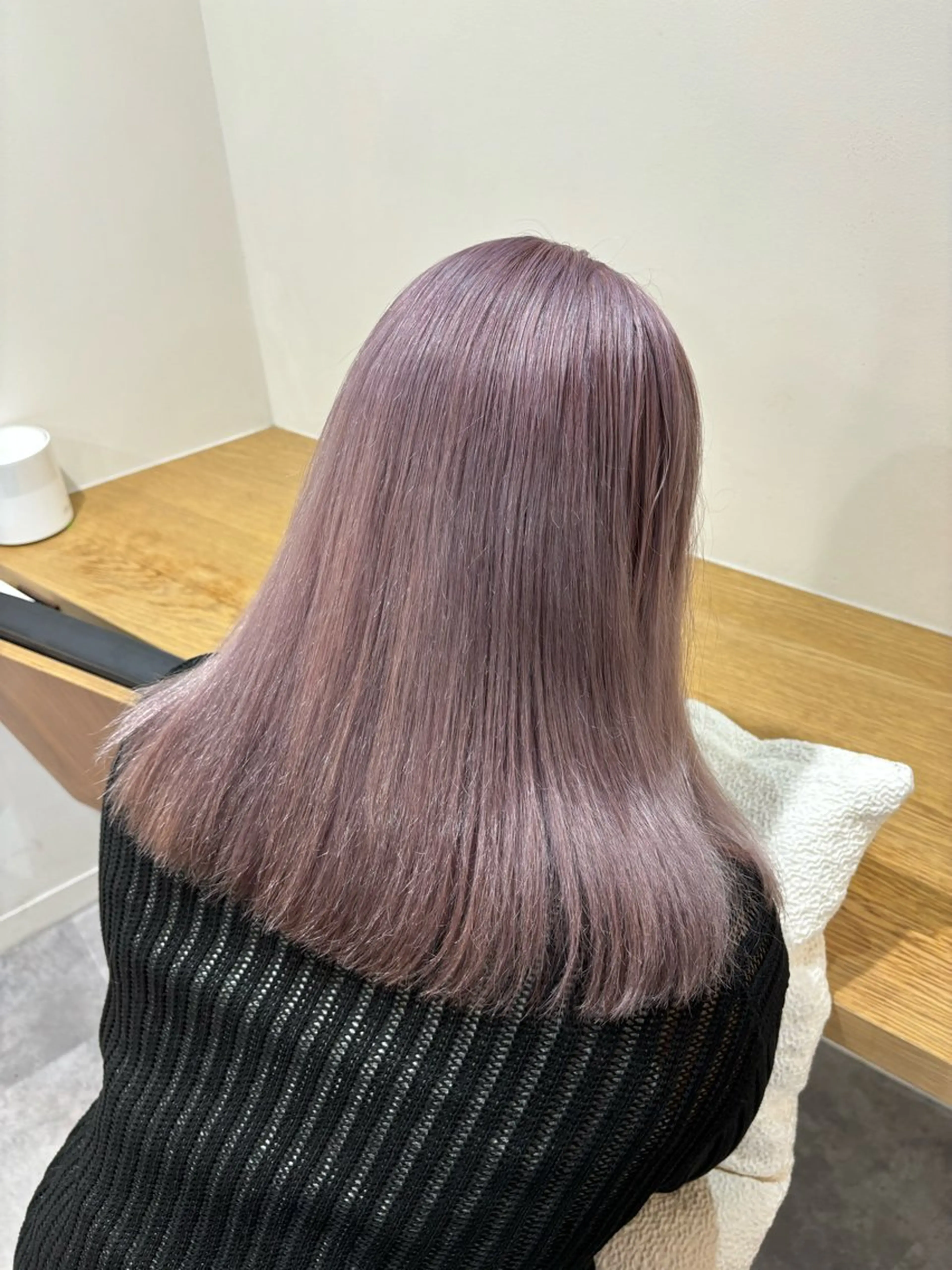 セミロング 🎀韓国レイヤー/透 明感カラー/airiのヘアスタイル