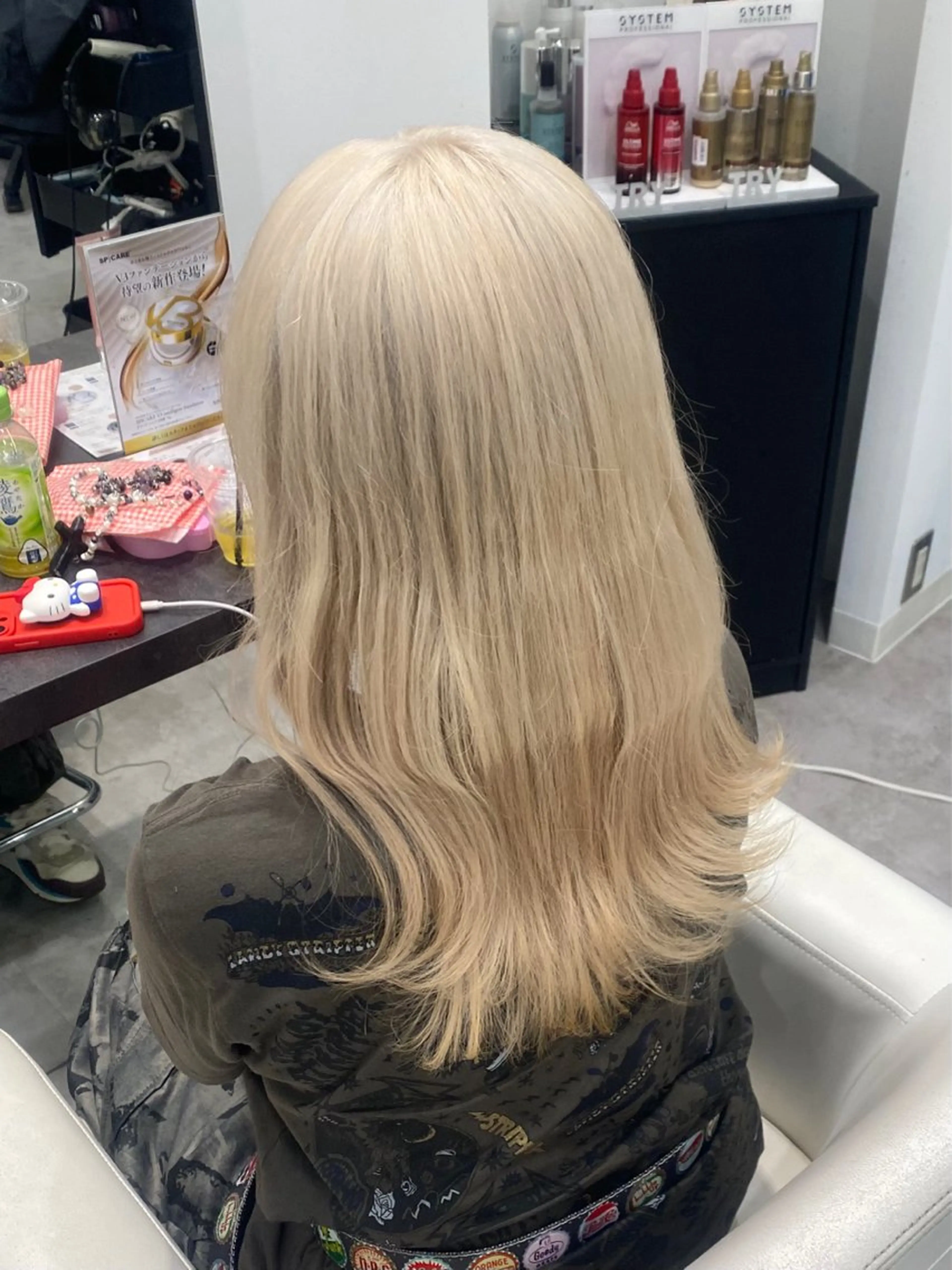 ロング カラー ヘアカラー トリートメント 透明感カラー/髪質 改善🎀suzukaのヘアスタイル