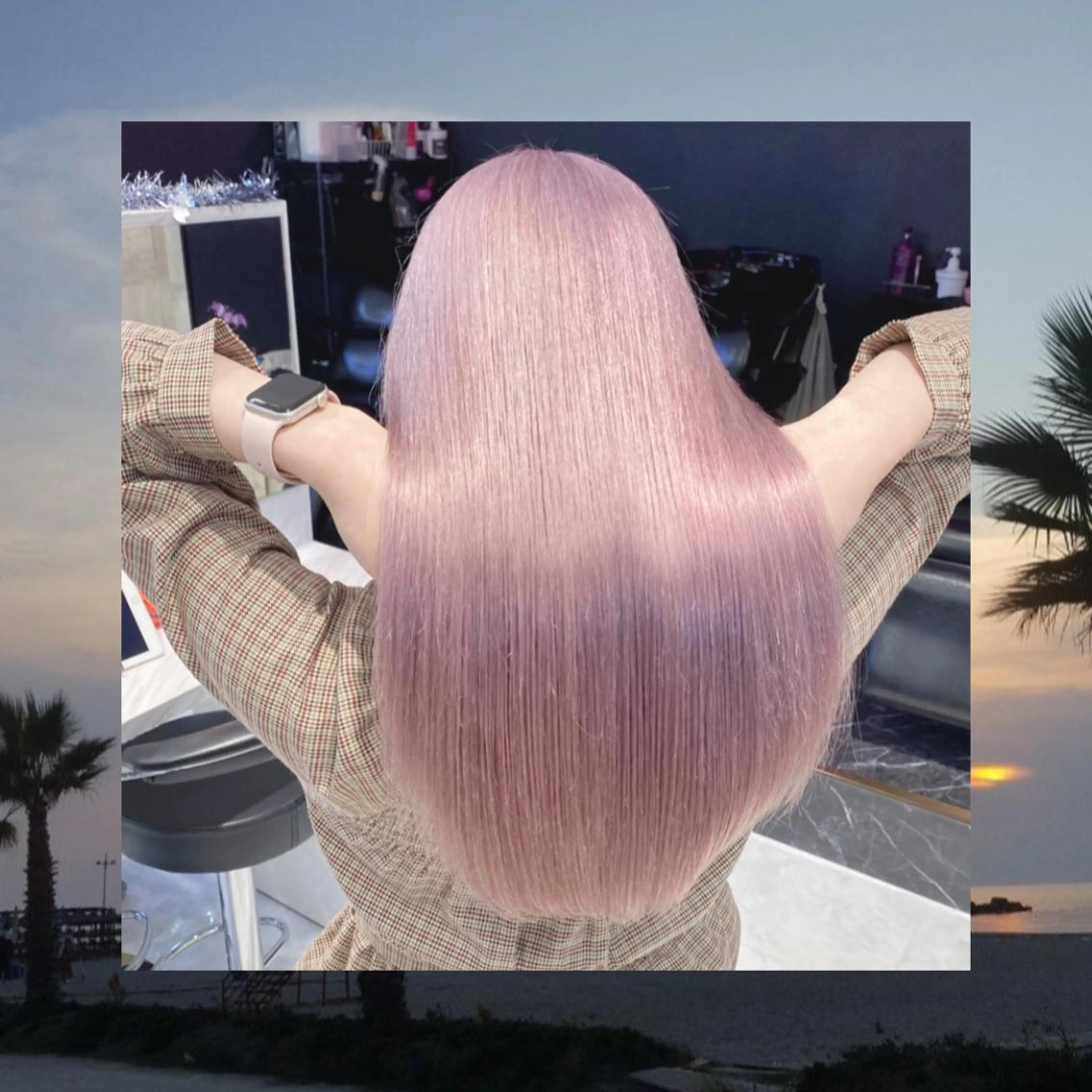 セミロング カラー パーマ ヘアアレンジ メンズ キッズ ネイル マツエク・マツパ アイブロウ ハイトーンNo.1 👩🏼NaGiSaのヘアスタイル