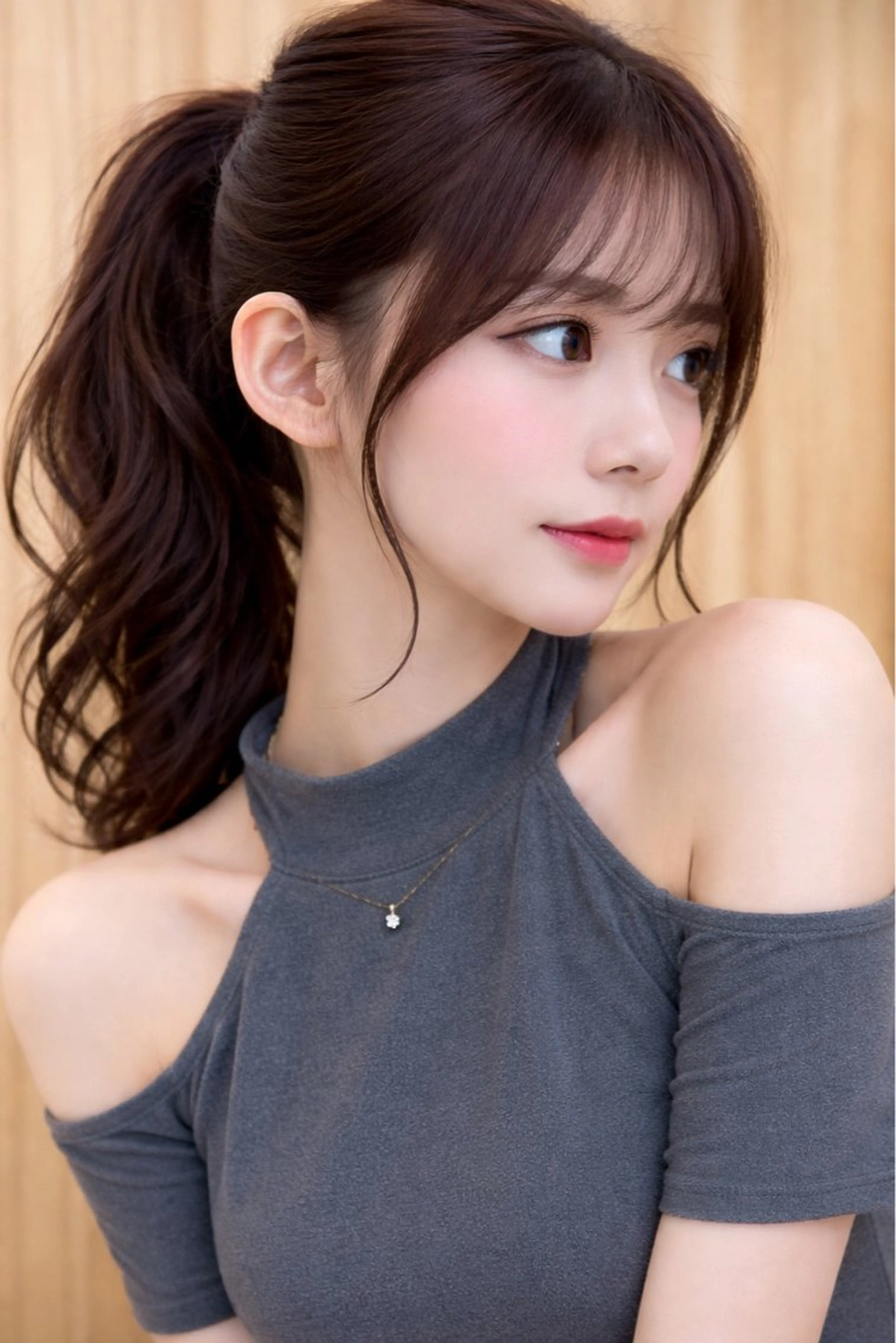 ロング 村上 美波のヘアスタイル