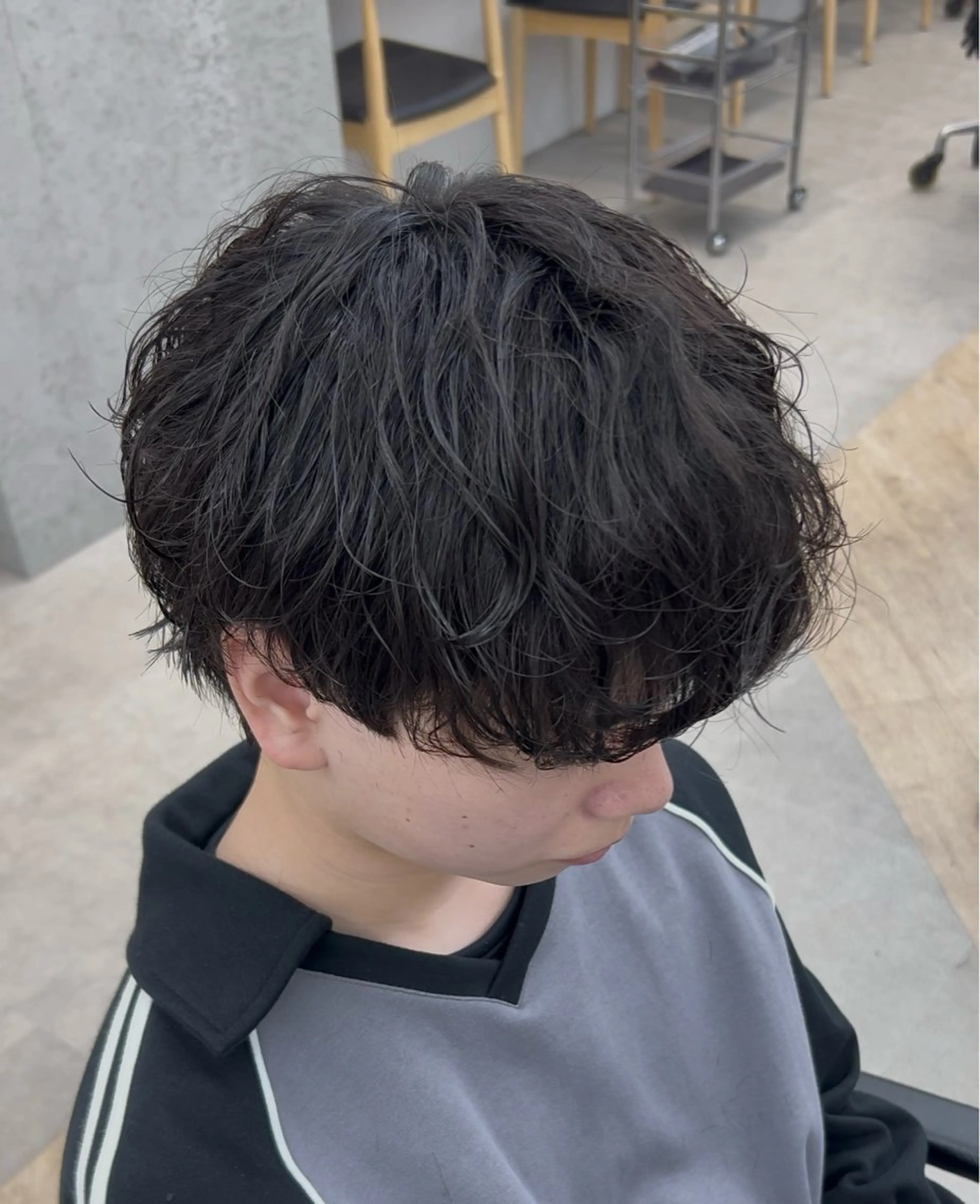 パーマ メンズ カット パーマ 🌀toa/波巻き✨ /メンズパーマ／栄のヘアスタイル