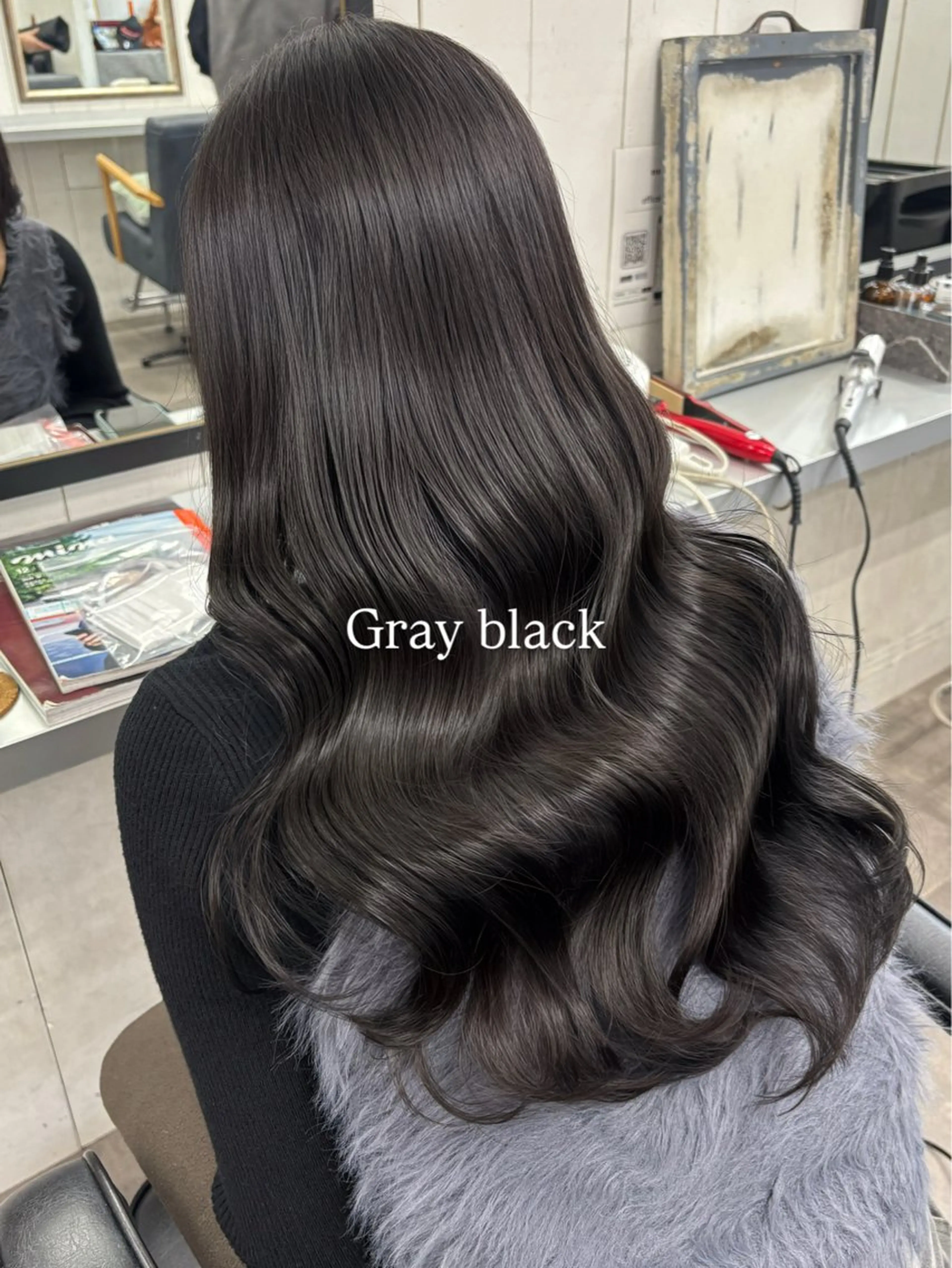 ロング カラー カット ヘアカラー トリートメント Ann./艶髪 /レイヤーカットのヘアスタイル