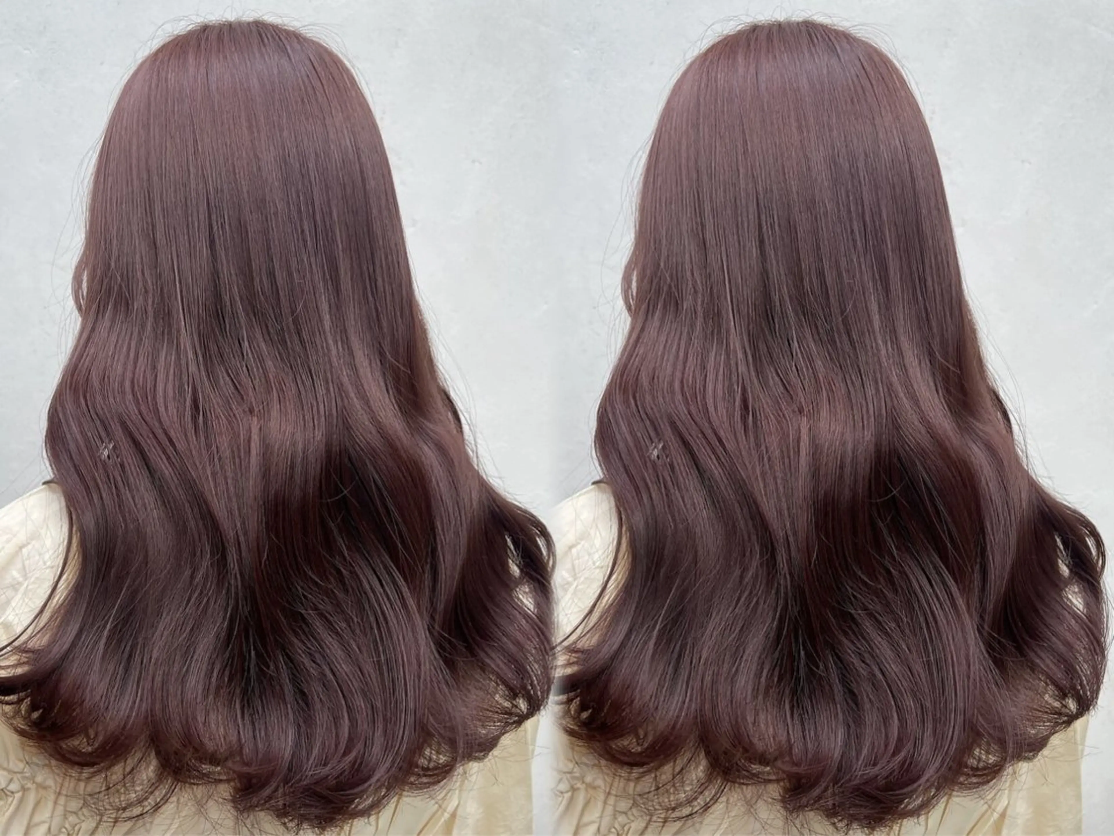 ロング ヘアカラー トリートメント 透明感グレージュ/ うるツヤヘア/静岡のヘアスタイル