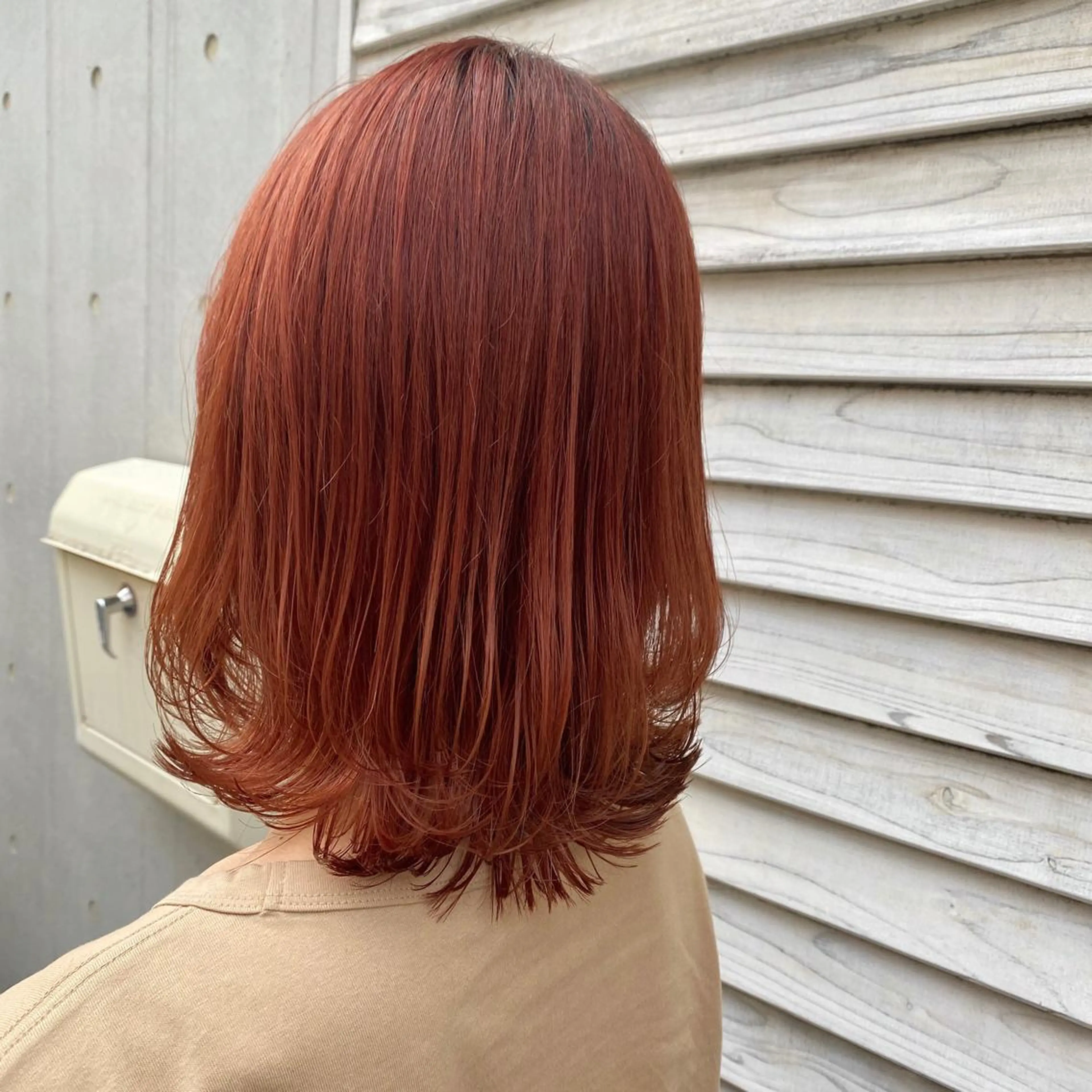 ミディアム カラー 🪭risa 暖色/レイヤー🪭のヘアスタイル