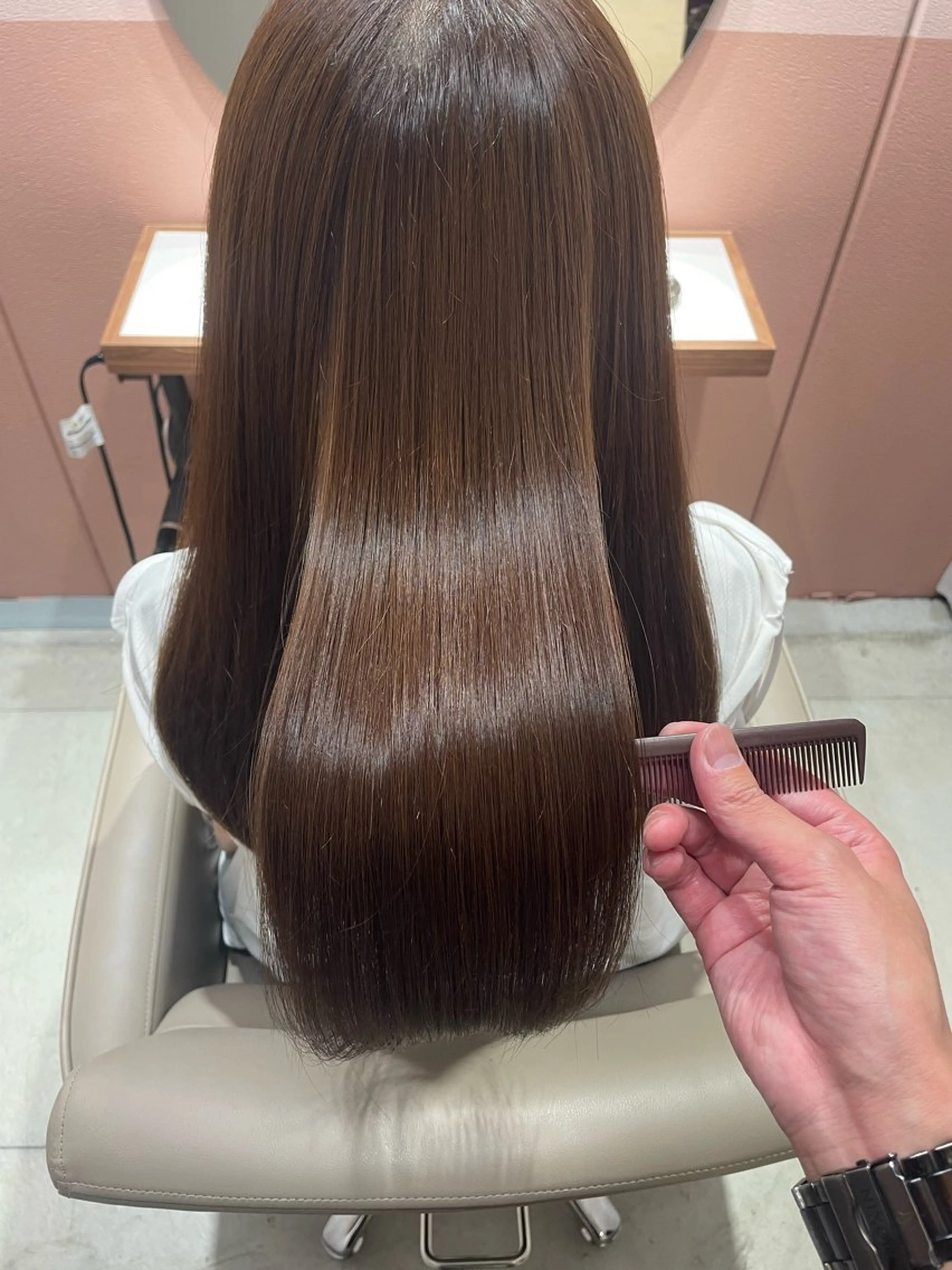 セミロング 北島 健大のヘアスタイル