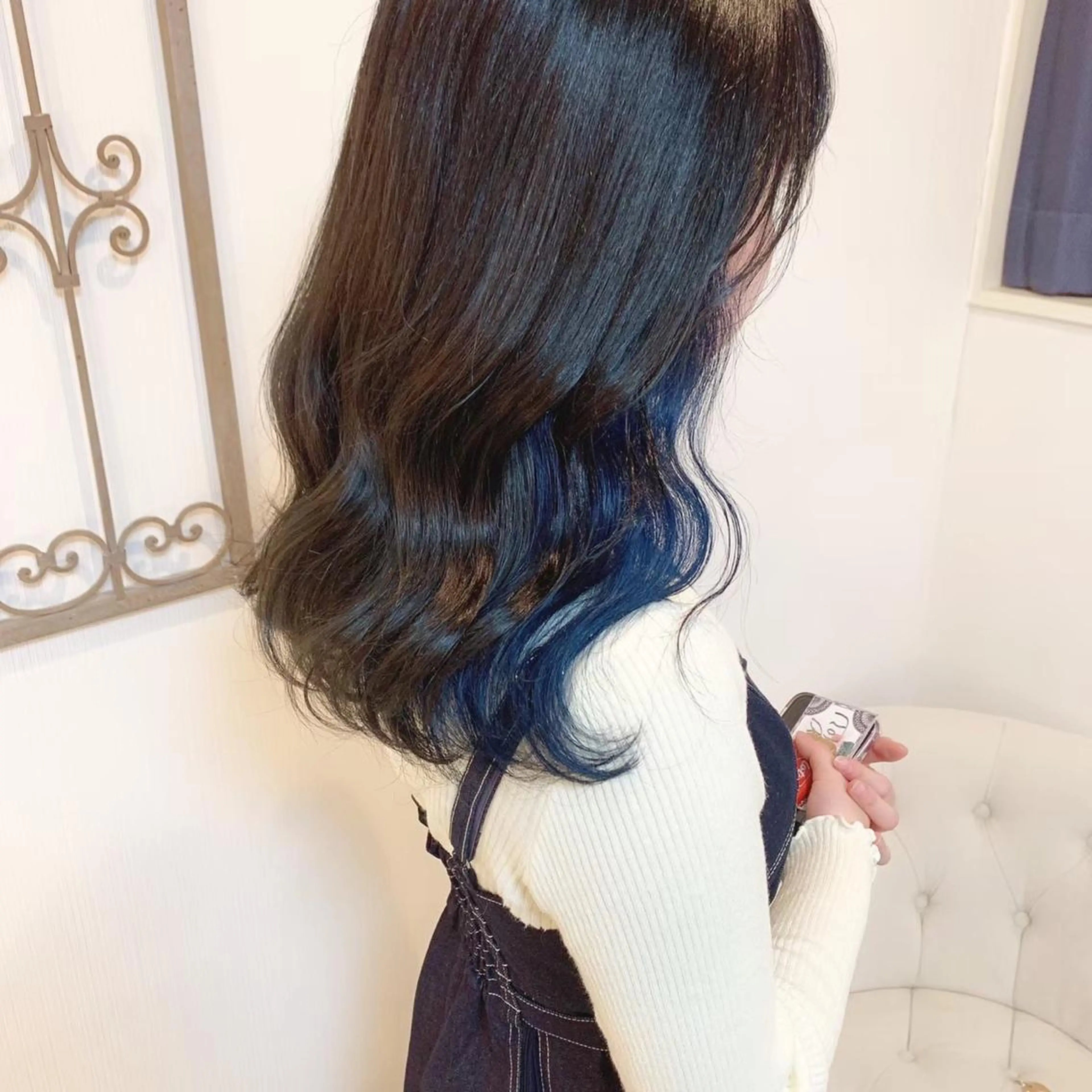 カラー 🩶韓国艶髪🇰🇷 下本夕綺のヘアスタイル