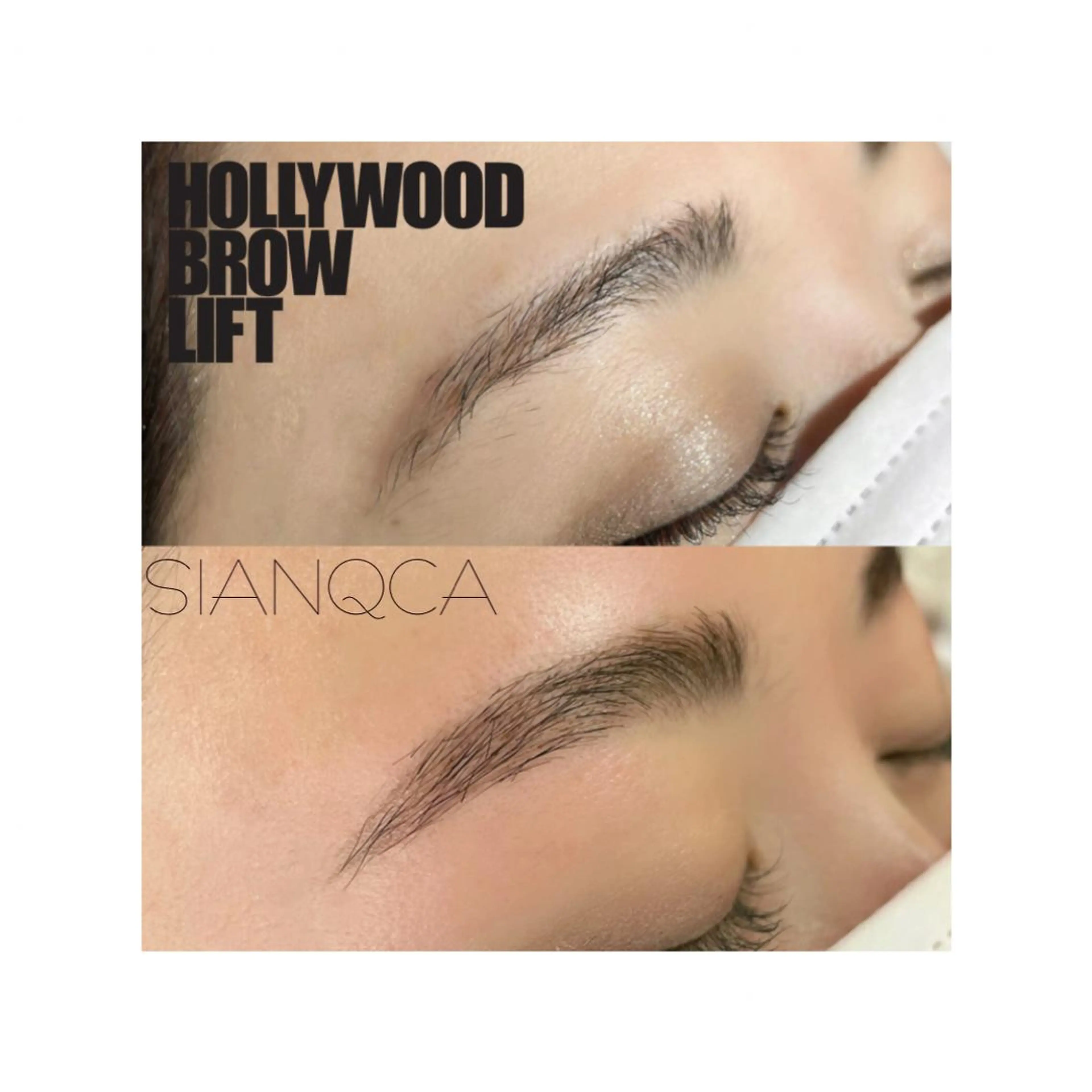 アイブロウ ハリウッドブロウリフト SIANQCA 代表LINAのマツエク・マツパデザイン