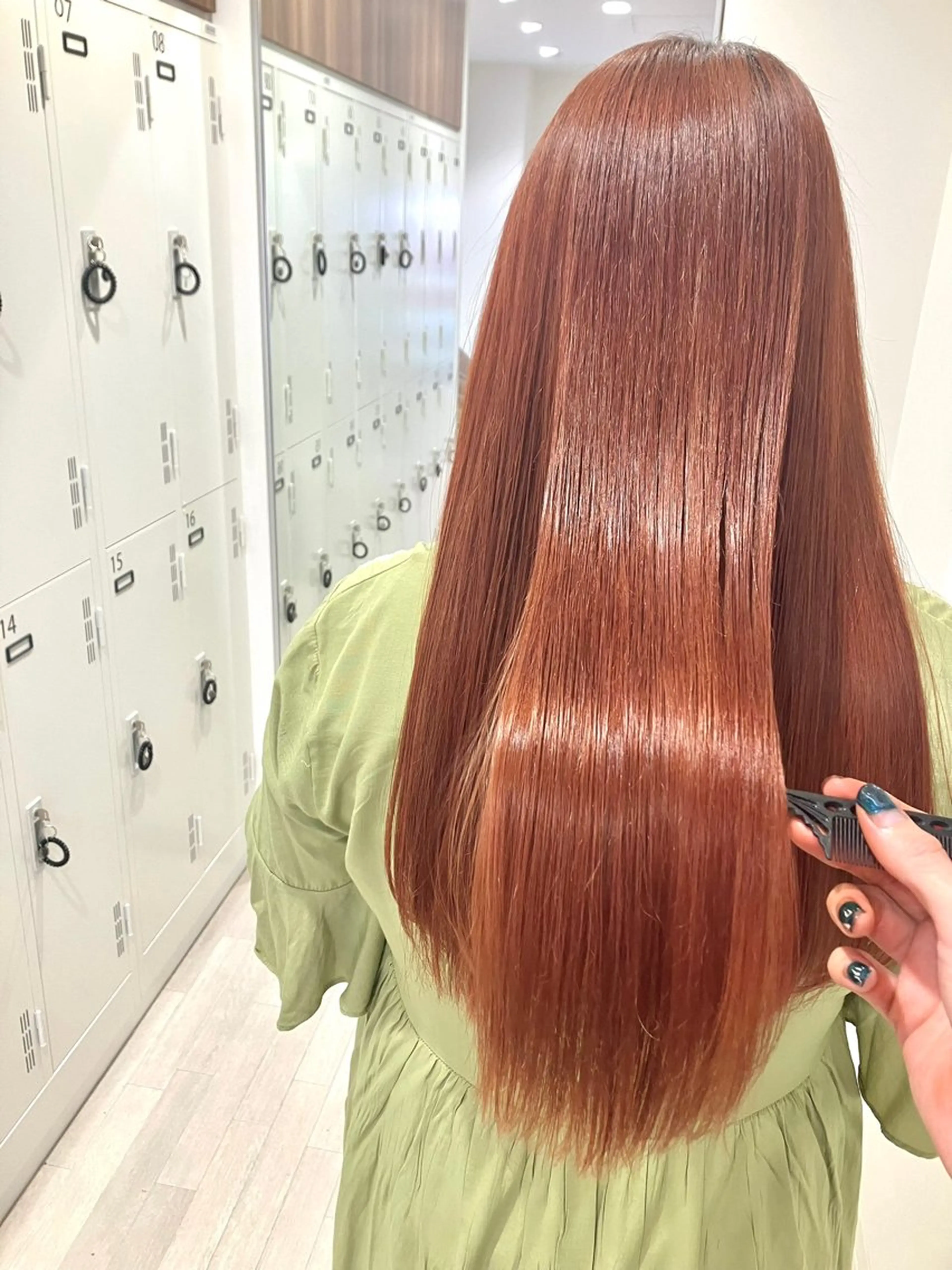 ロング カラー ヘアカラー 雅/ダブルカラー/ 白髪ぼかしハイライトのヘアスタイル