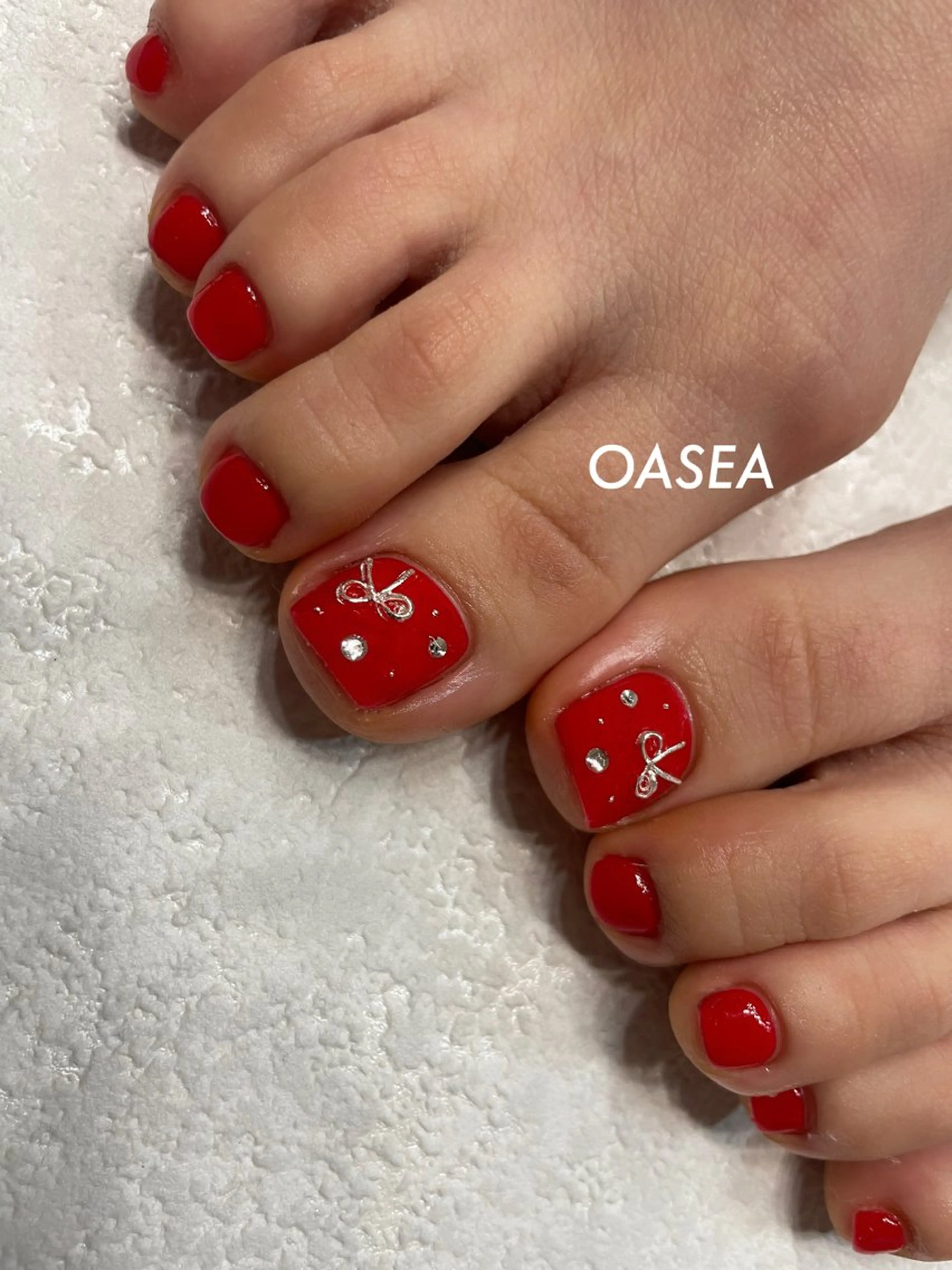 ネイル フットネイル 🌞💜 KAORI 🌴のネイルデザイン