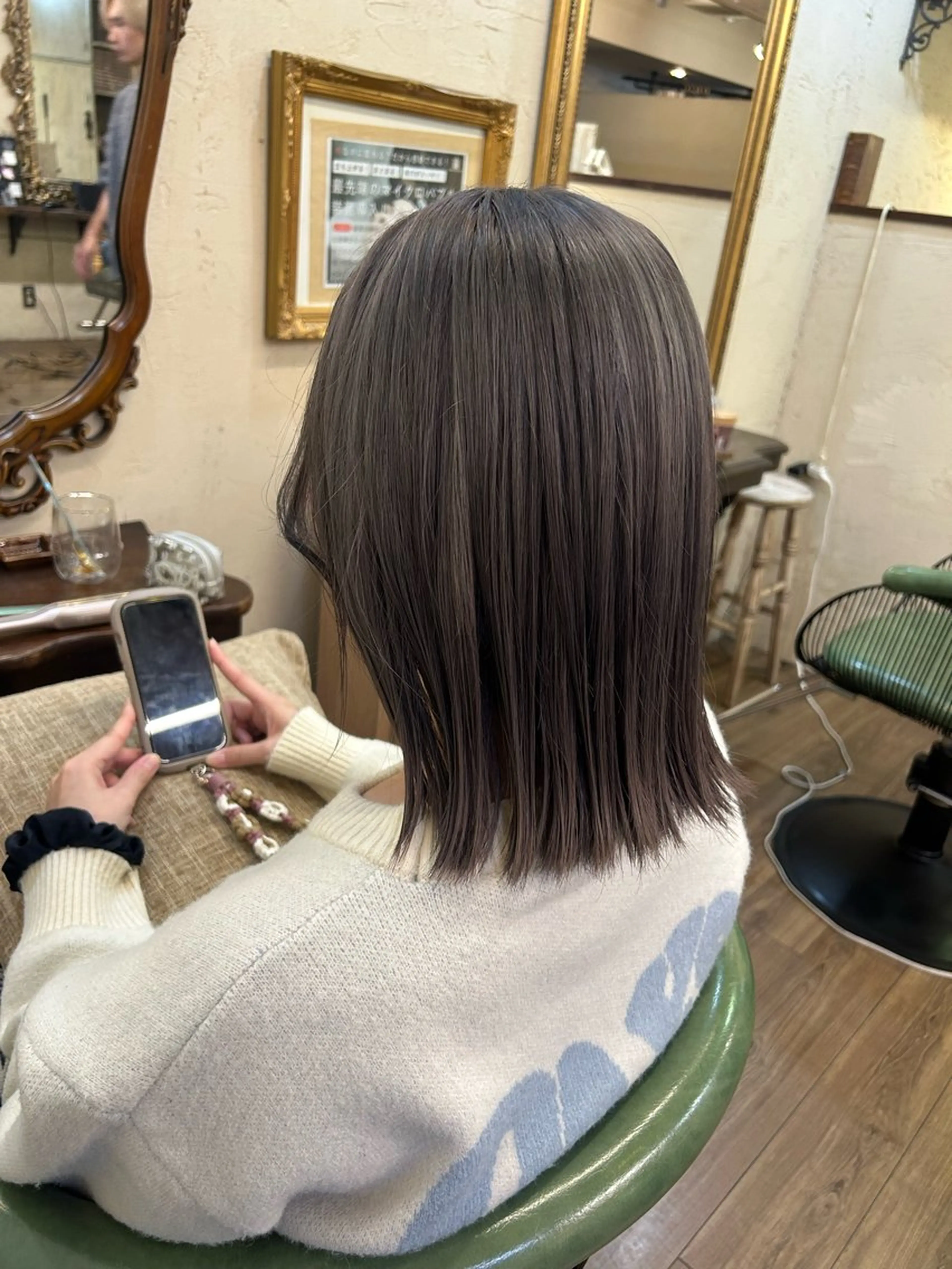 ミディアム カラー ブリーチ ヘアカラー トリートメント 🫧🍋ダブルカラー 🍋mizuhoのヘアスタイル