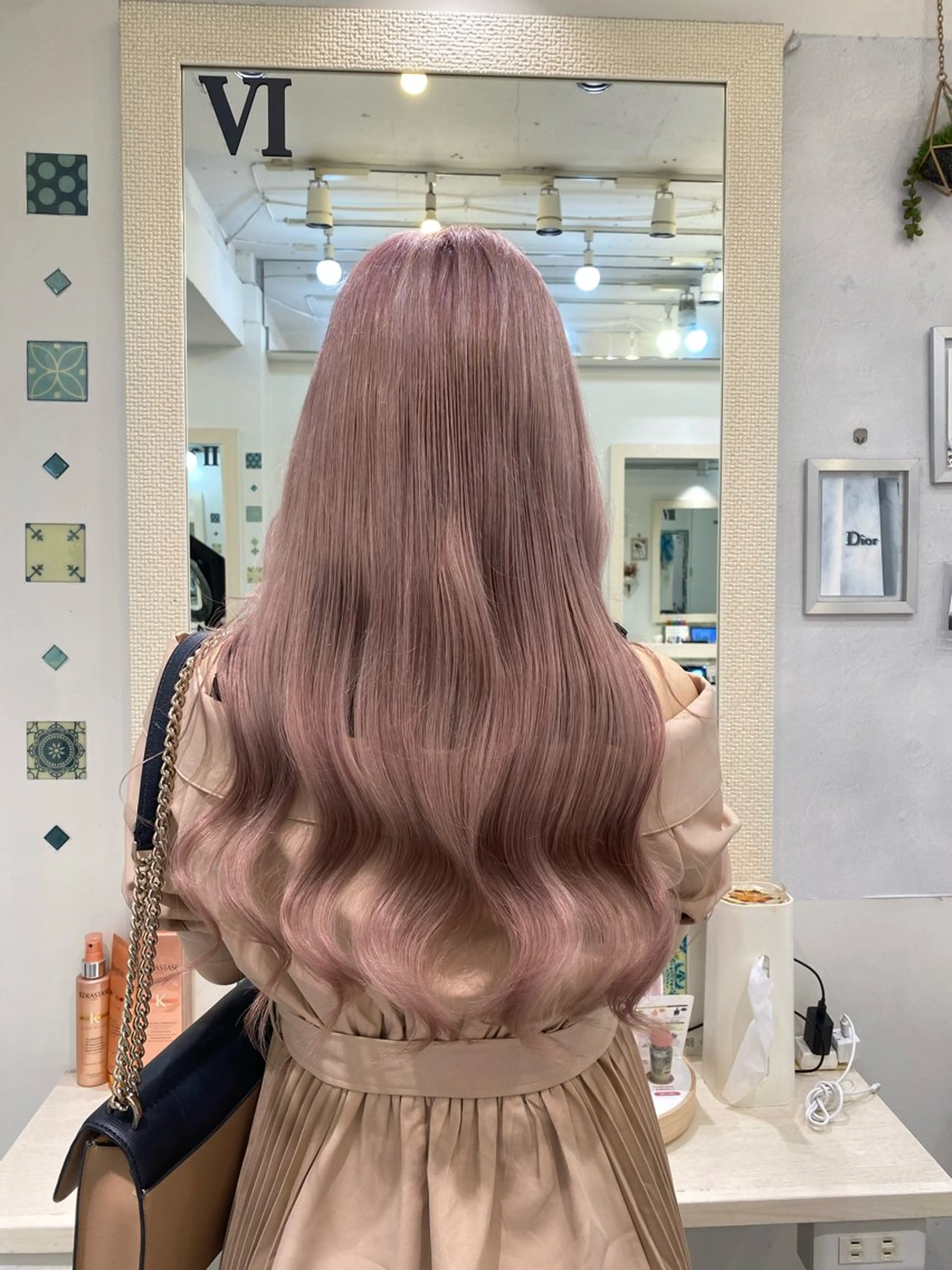 ロング カラー EGO所属・ブリーチカラー💖 rukaのヘアスタイル