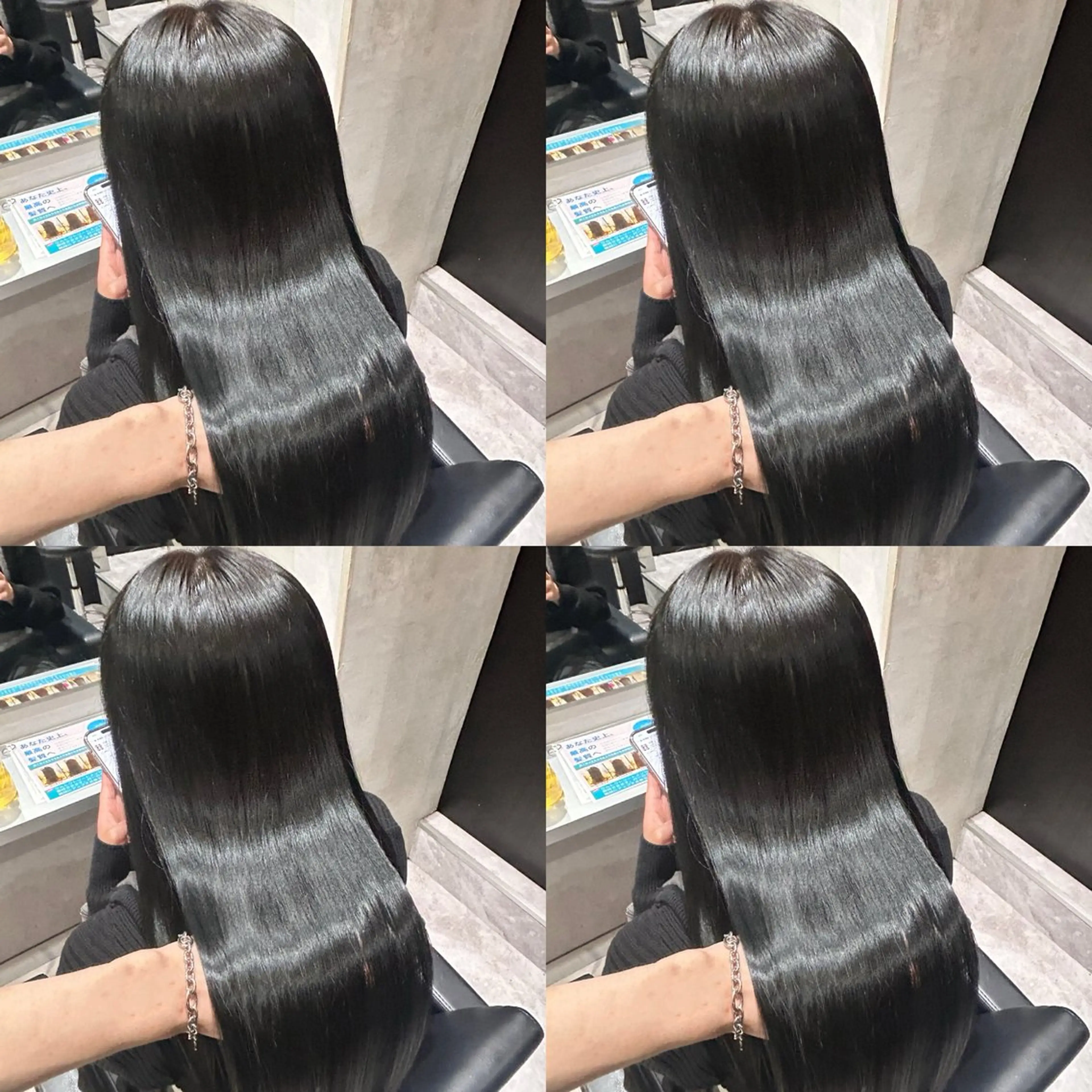 ロング カラー ダークグレー 髪質改善 カット ヘアカラー トリートメント 店長✨髪質改善✖️ 透明感カラー／純大のヘアスタイル