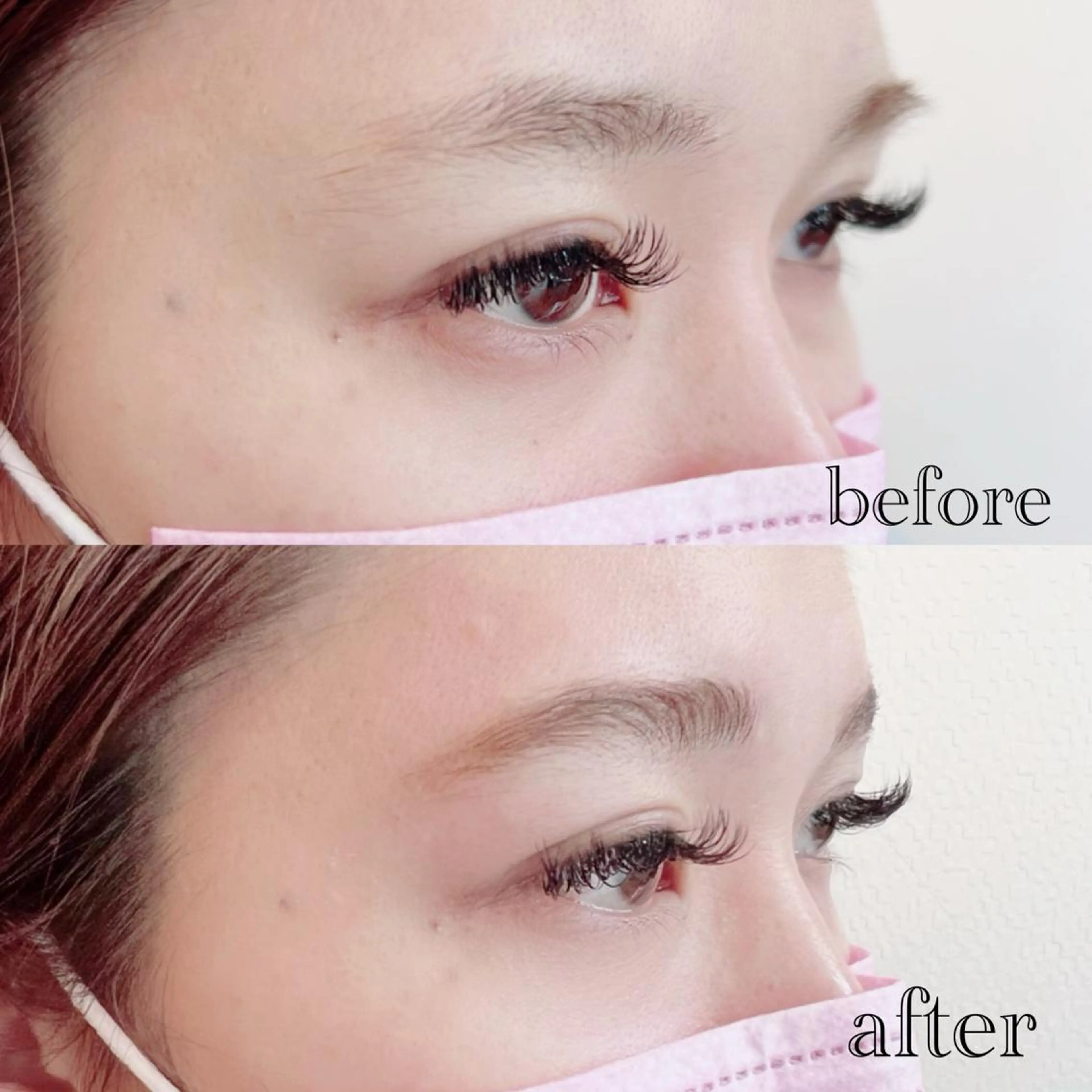 アイブロウ 眉毛ワックス脱毛 プレモダン 鶴舞店のマツエク・マツパデザイン