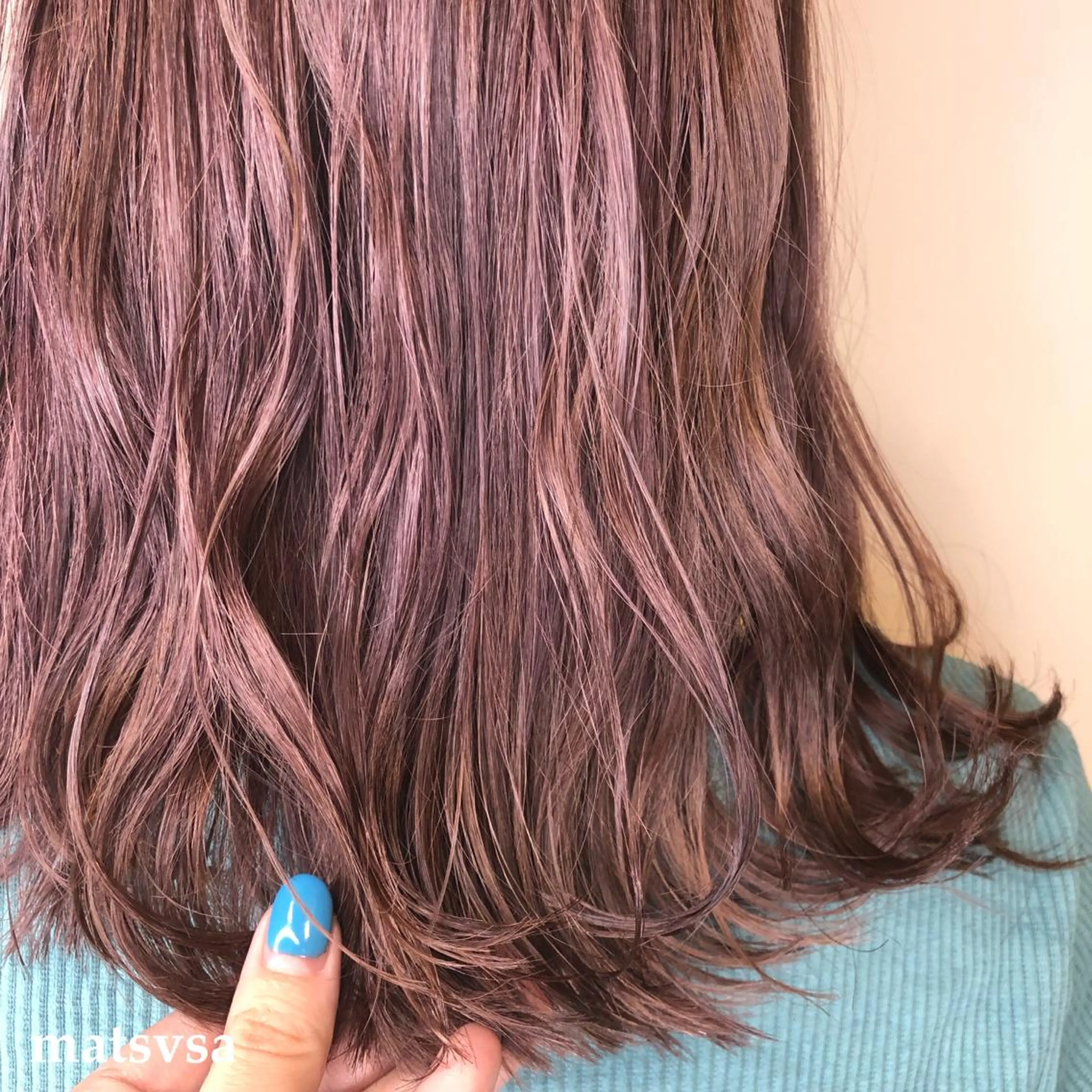 ミディアム ヘアカラー トリートメント 松佐 ゆかりのヘアスタイル