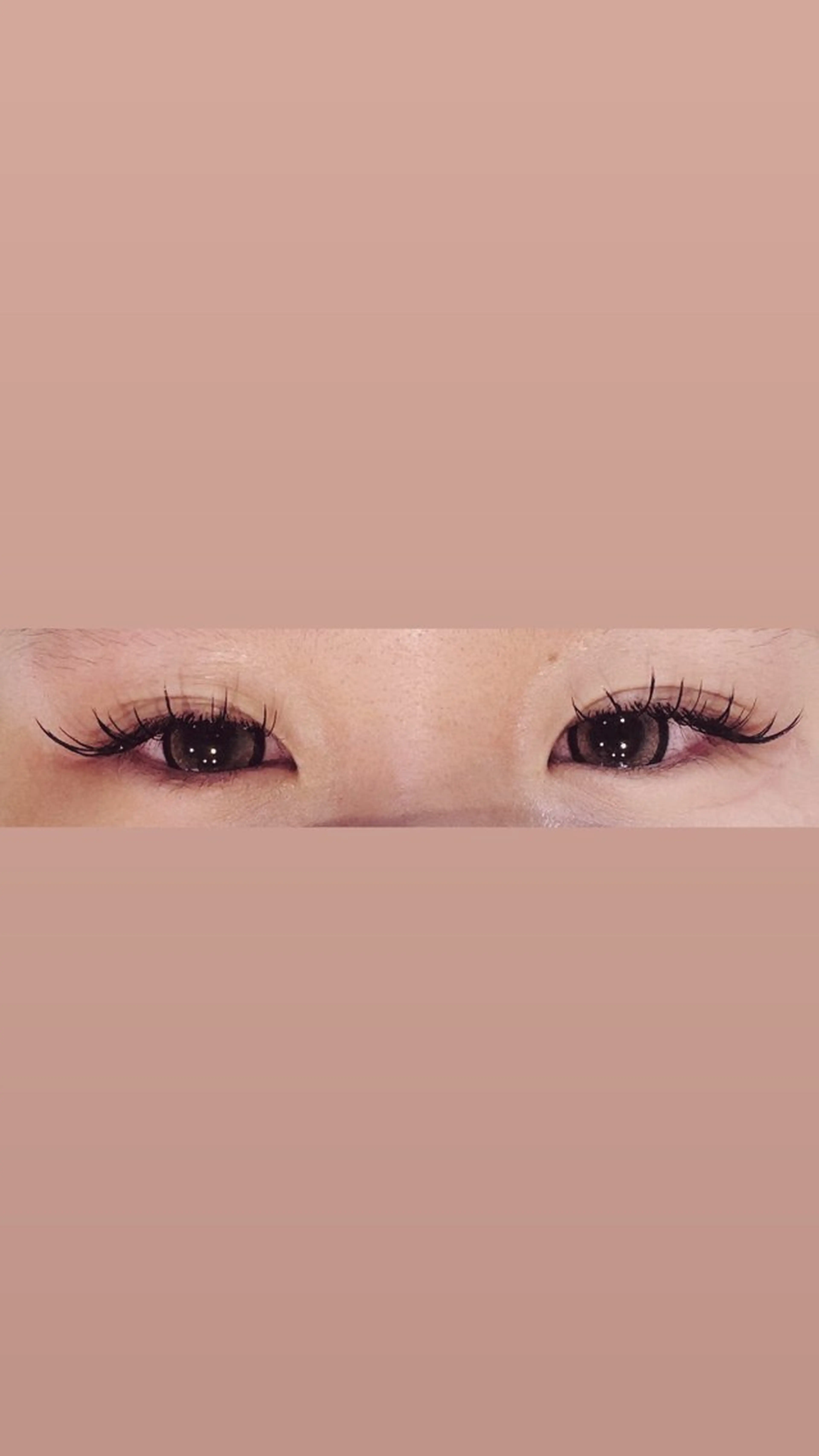 マツエク・マツパ フラットラッシュ セクシー 中島 はるかのマツエク・マツパデザイン