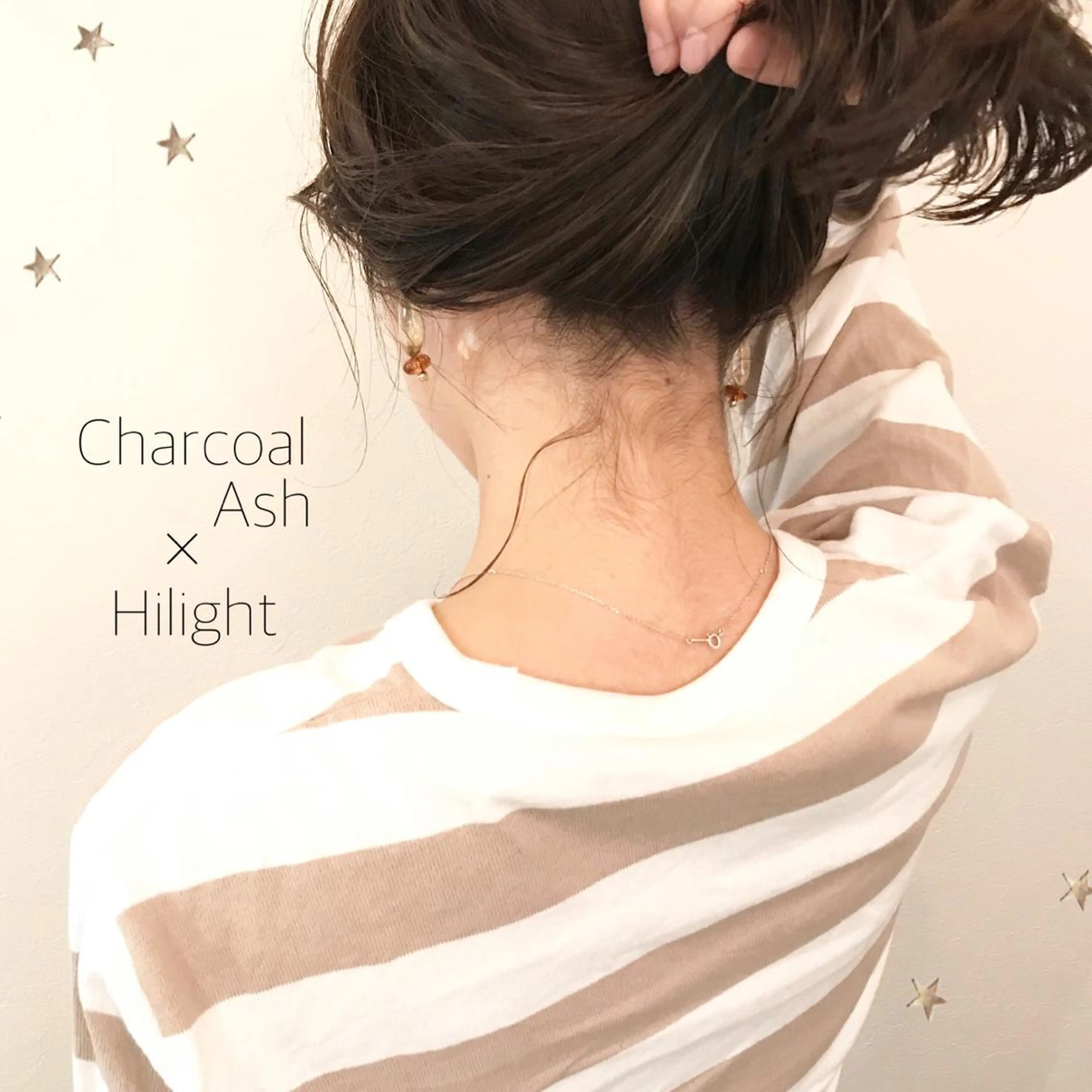 ミディアム カラー 市川 千夏のヘアスタイル