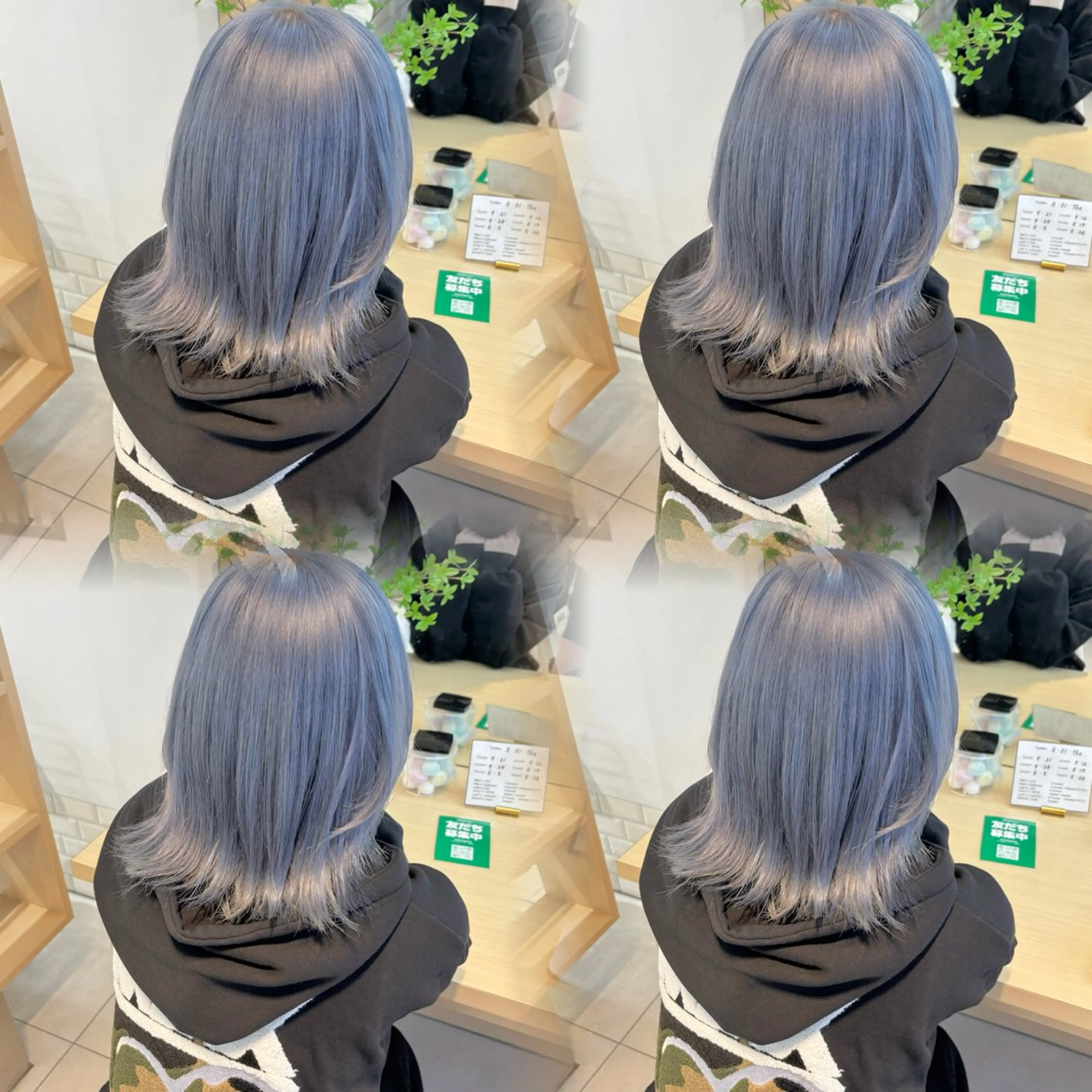 ミディアム ヘアカラー 🦋森田さち /ハイトーン🦋のヘアスタイル