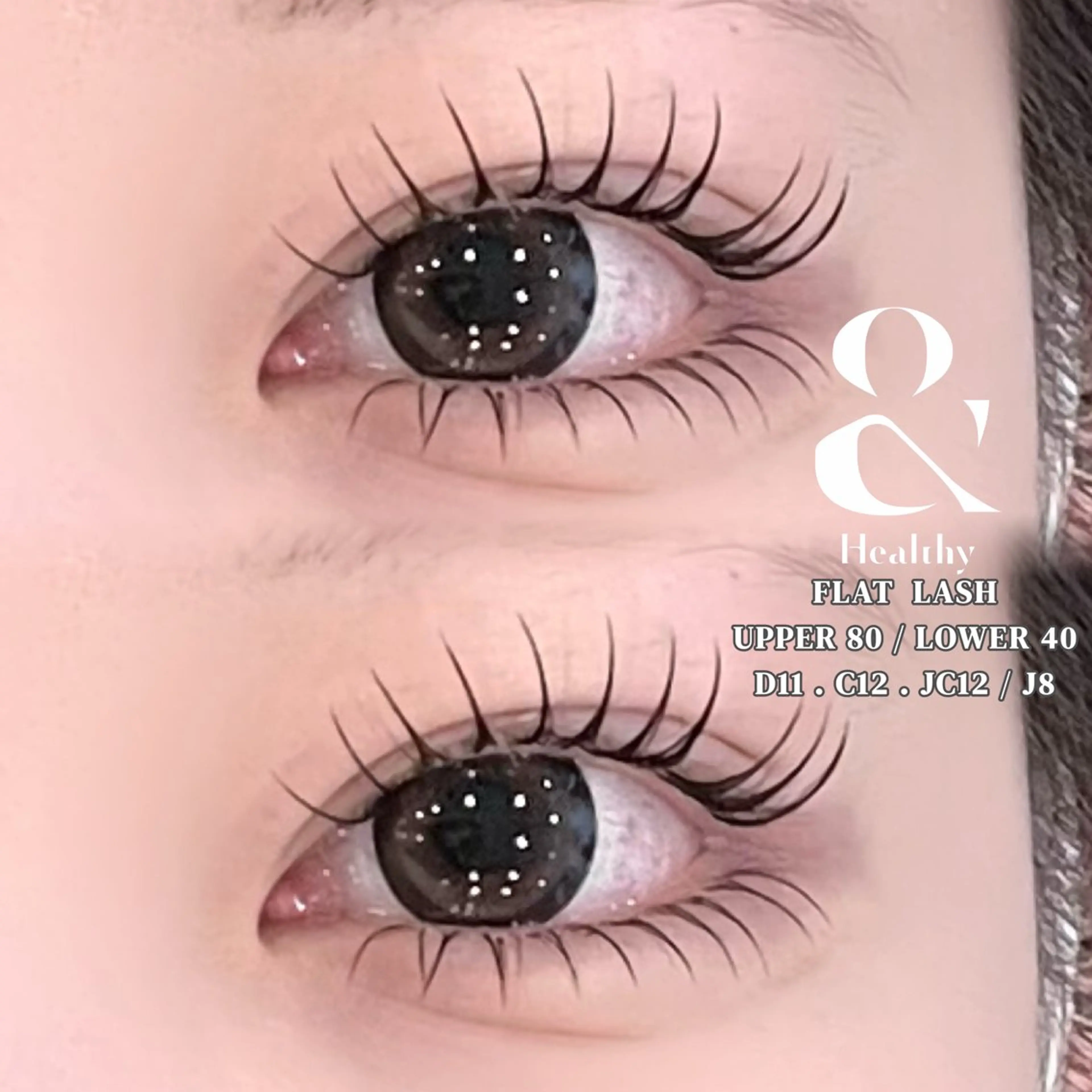 マツエク・マツパ フラットラッシュ ＊OLIVIA池袋 ＊長友のマツエク・マツパデザイン