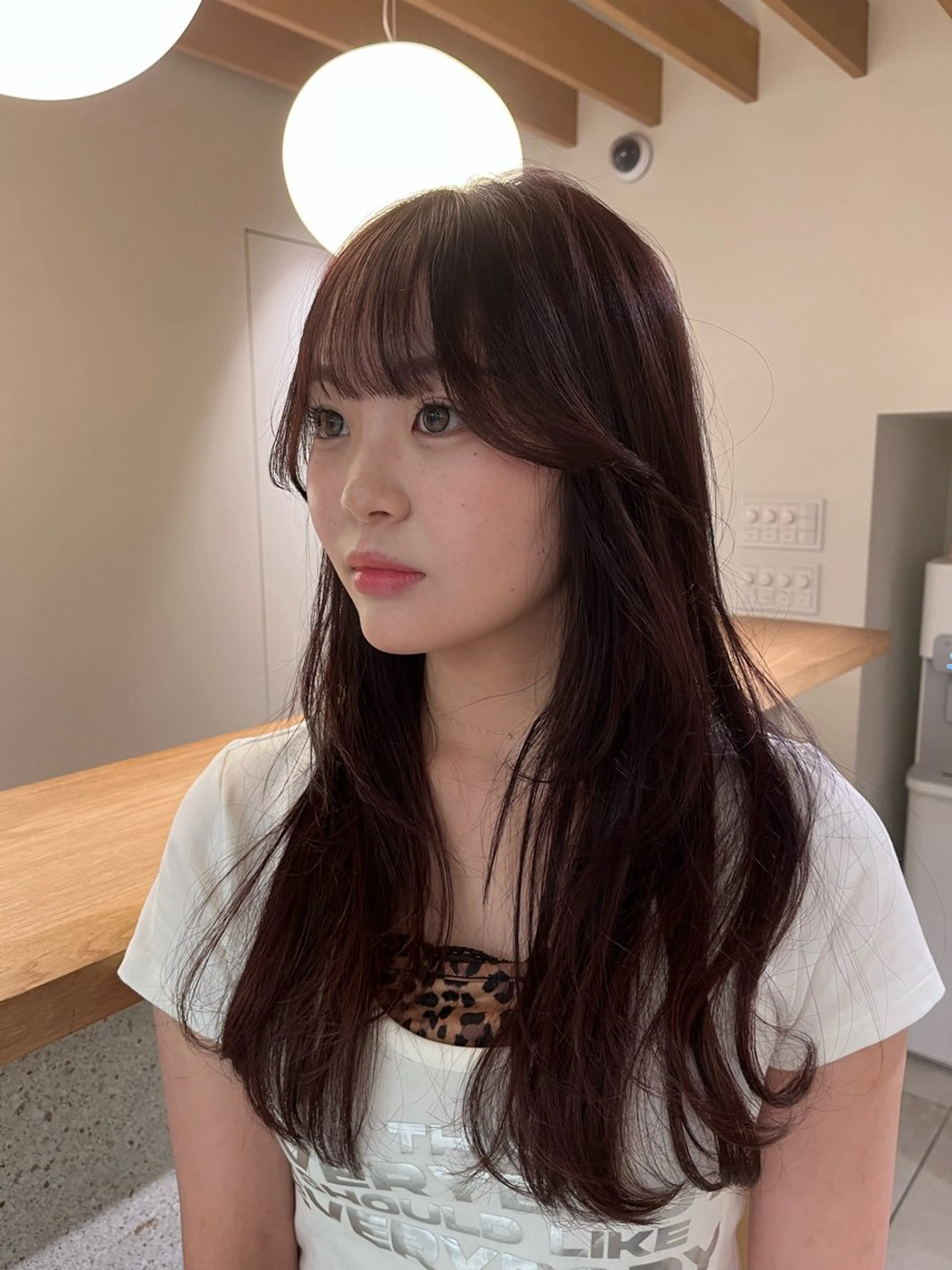 カラー 横井 優奈のヘアスタイル