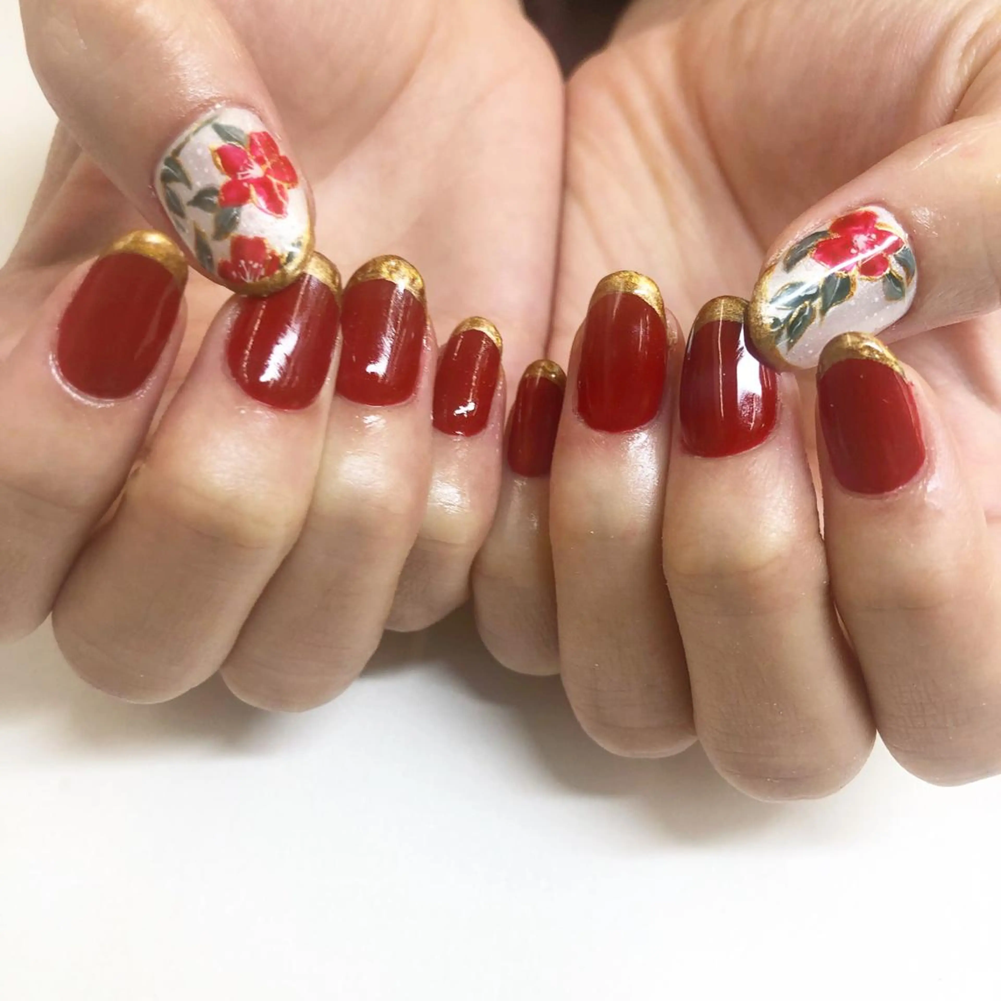 ネイル ハンドネイル フットネイル Minami 🍓のネイルデザイン