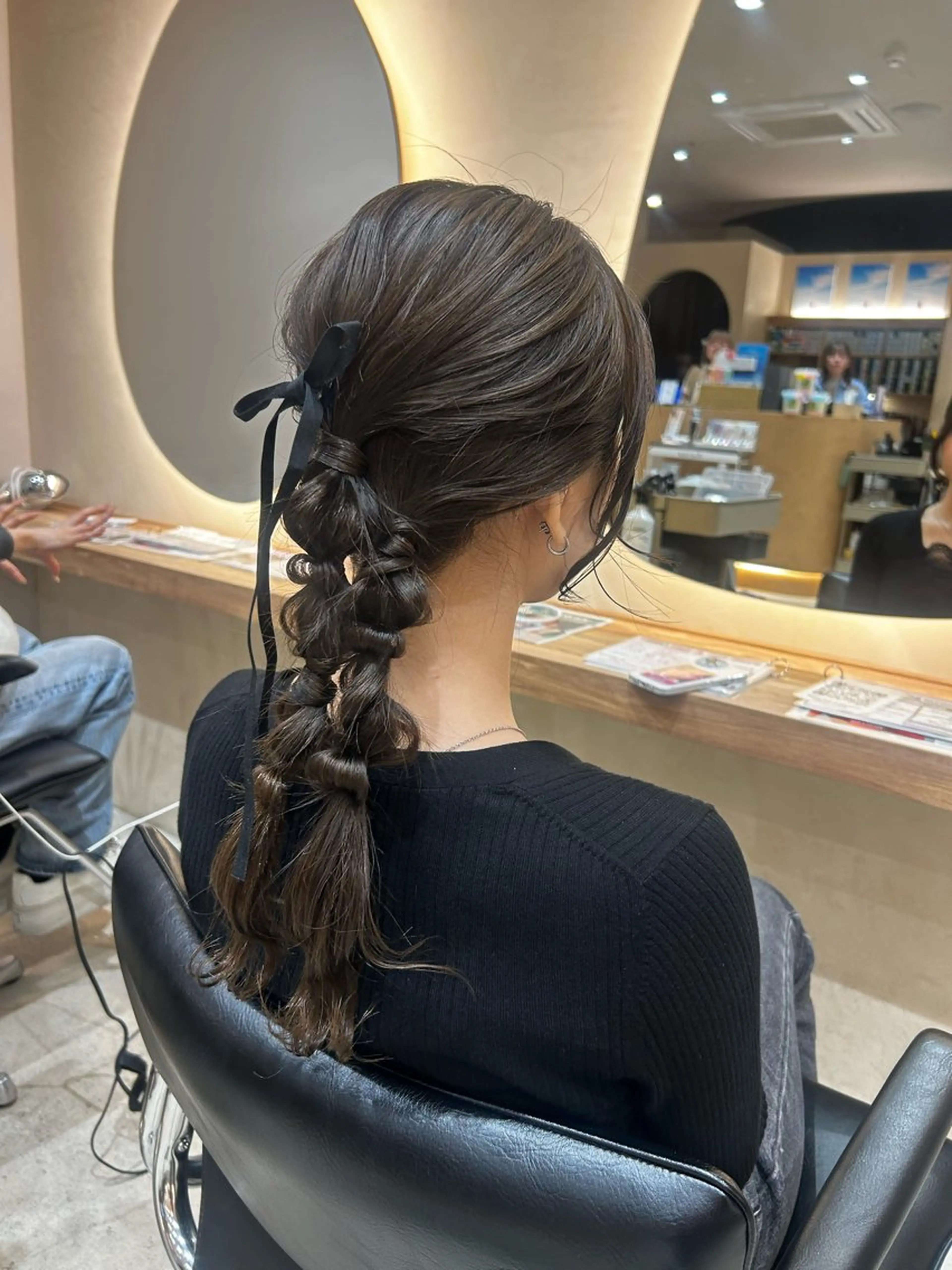 セミロング レイヤー・ボブカット ／もえまる🌻のヘアスタイル