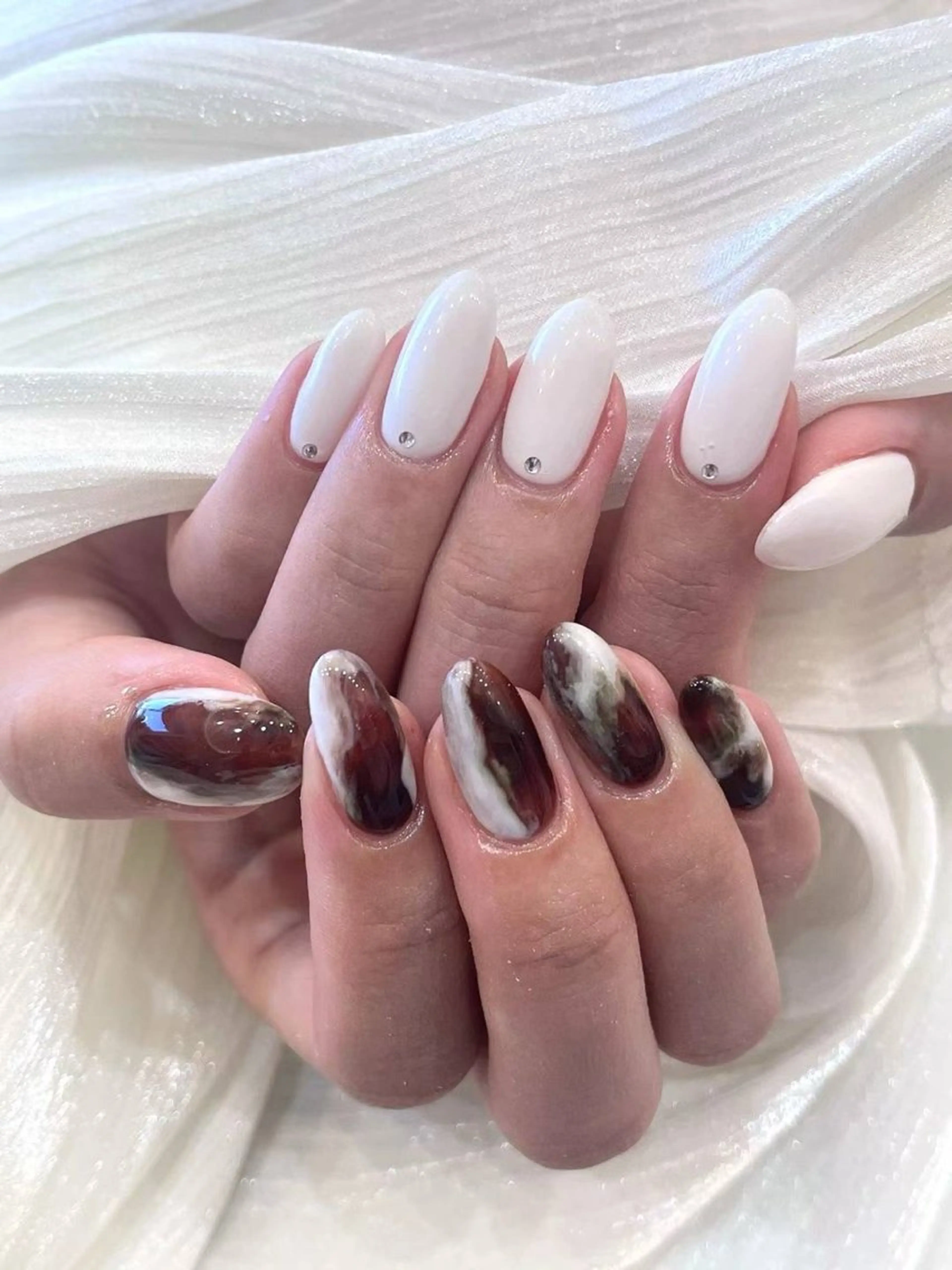 ネイル アートネイル フラワーネイル フットネイル ジェルネイル マグネットネイル Babarla Nailのネイルデザイン