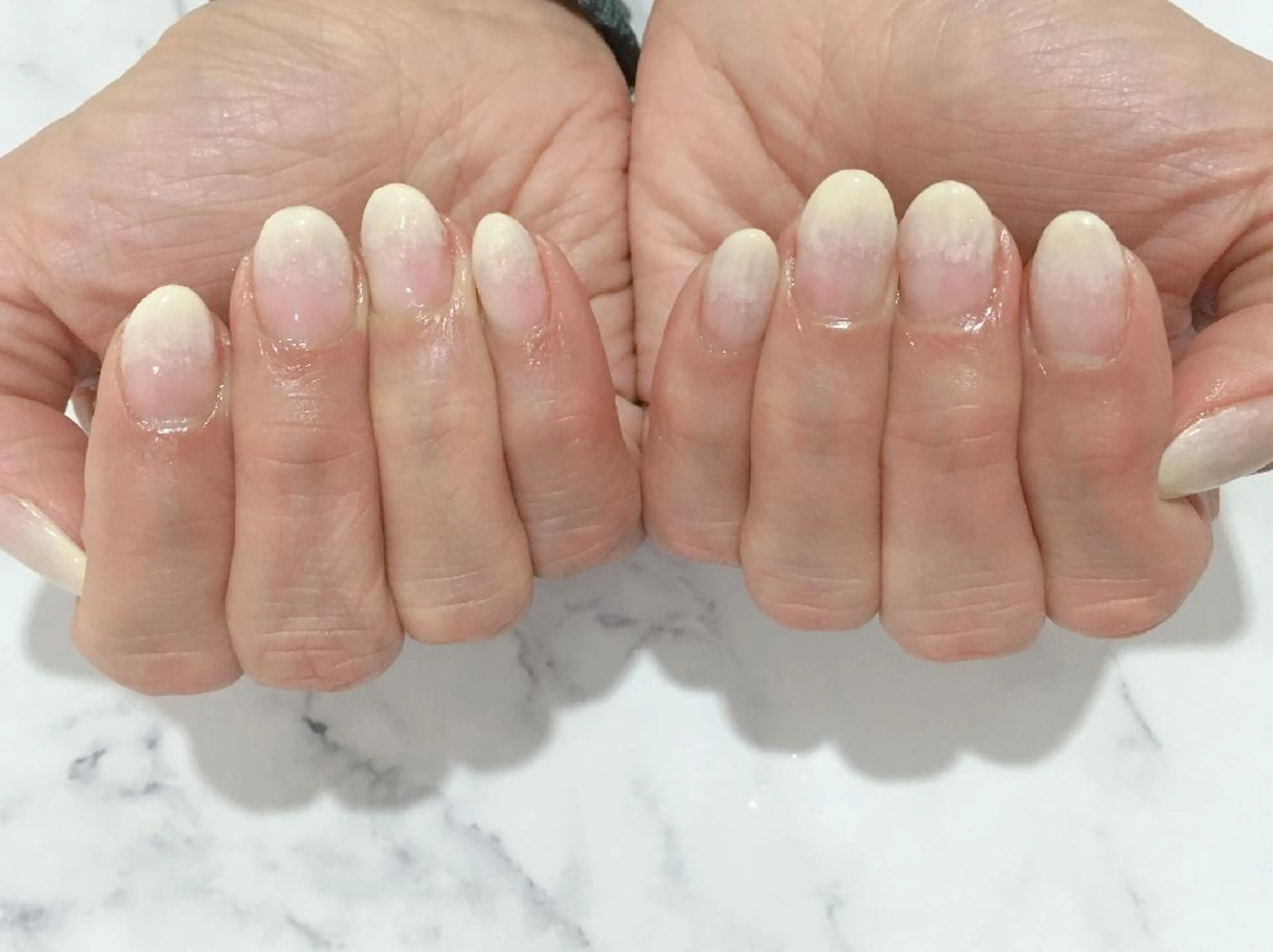 ネイル 長さ出し フラワーネイル フットネイル ジェルネイル グラデーション ハンドネイル HIRATA RIEのネイルデザイン