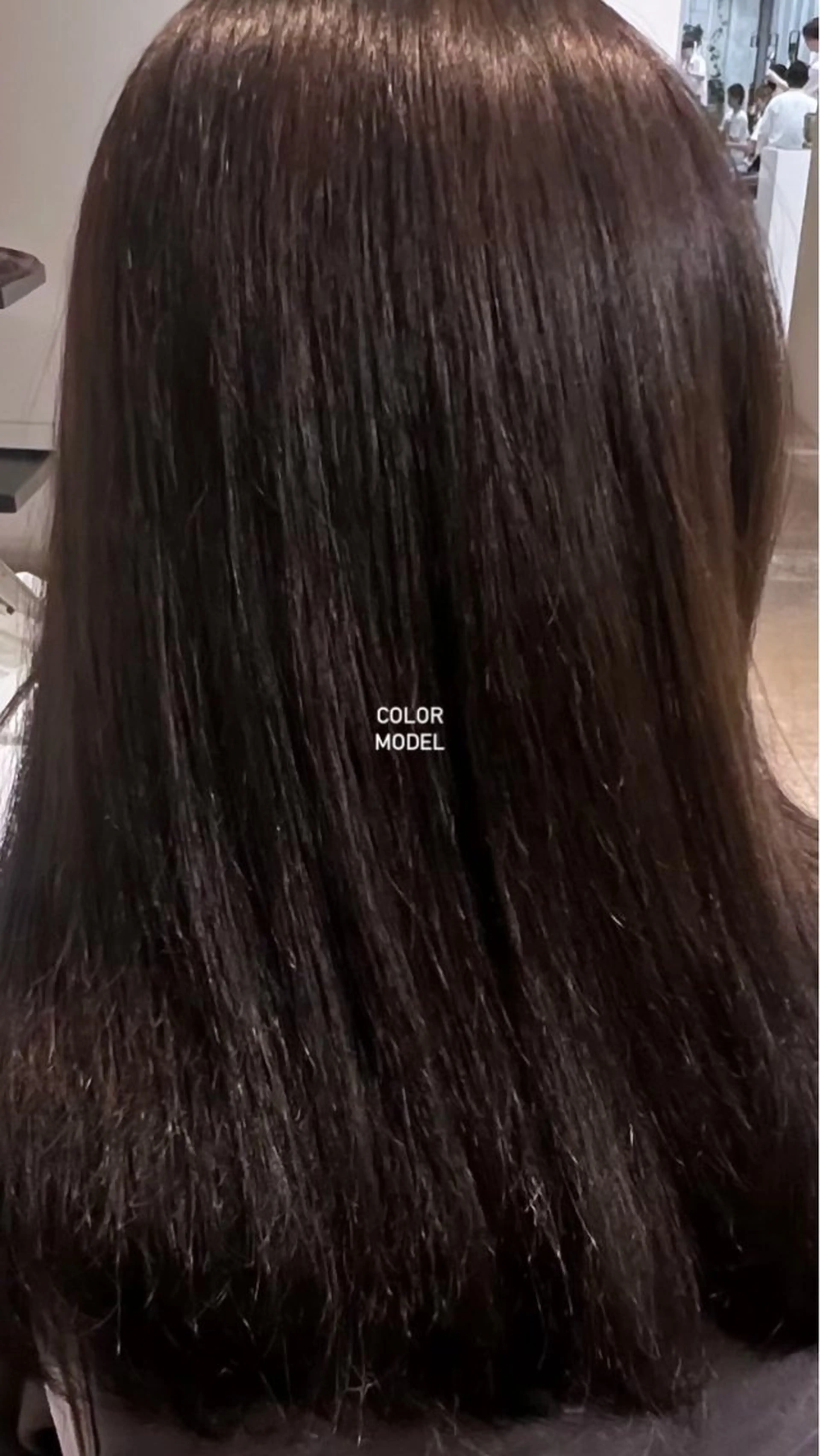 ロング カラー 目黒 由梨香のヘアスタイル
