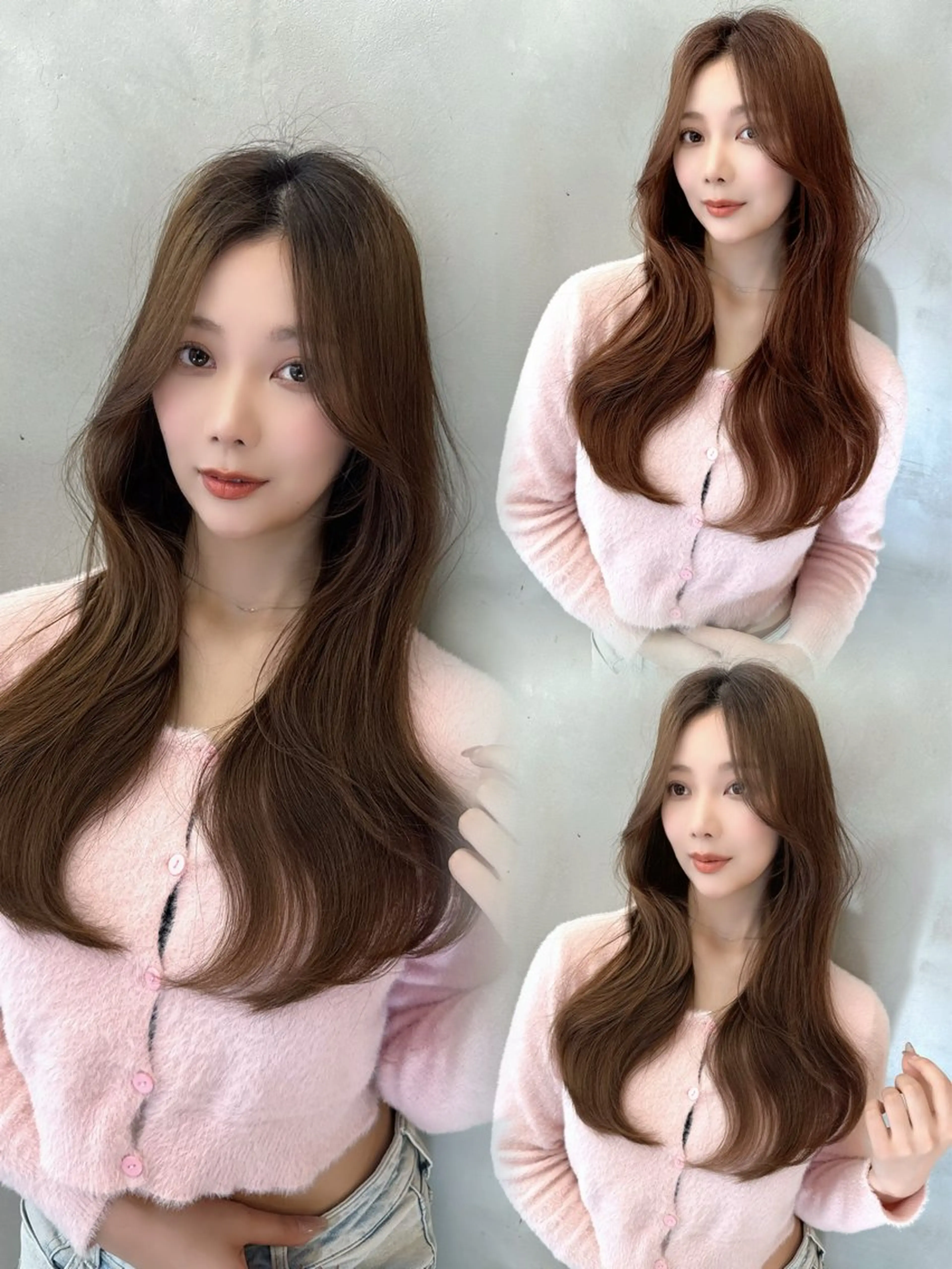 セミロング カット ヘアカラー トリートメント 💎韓国レイヤー/ 髪質改善💎武村侑哉のヘアスタイル