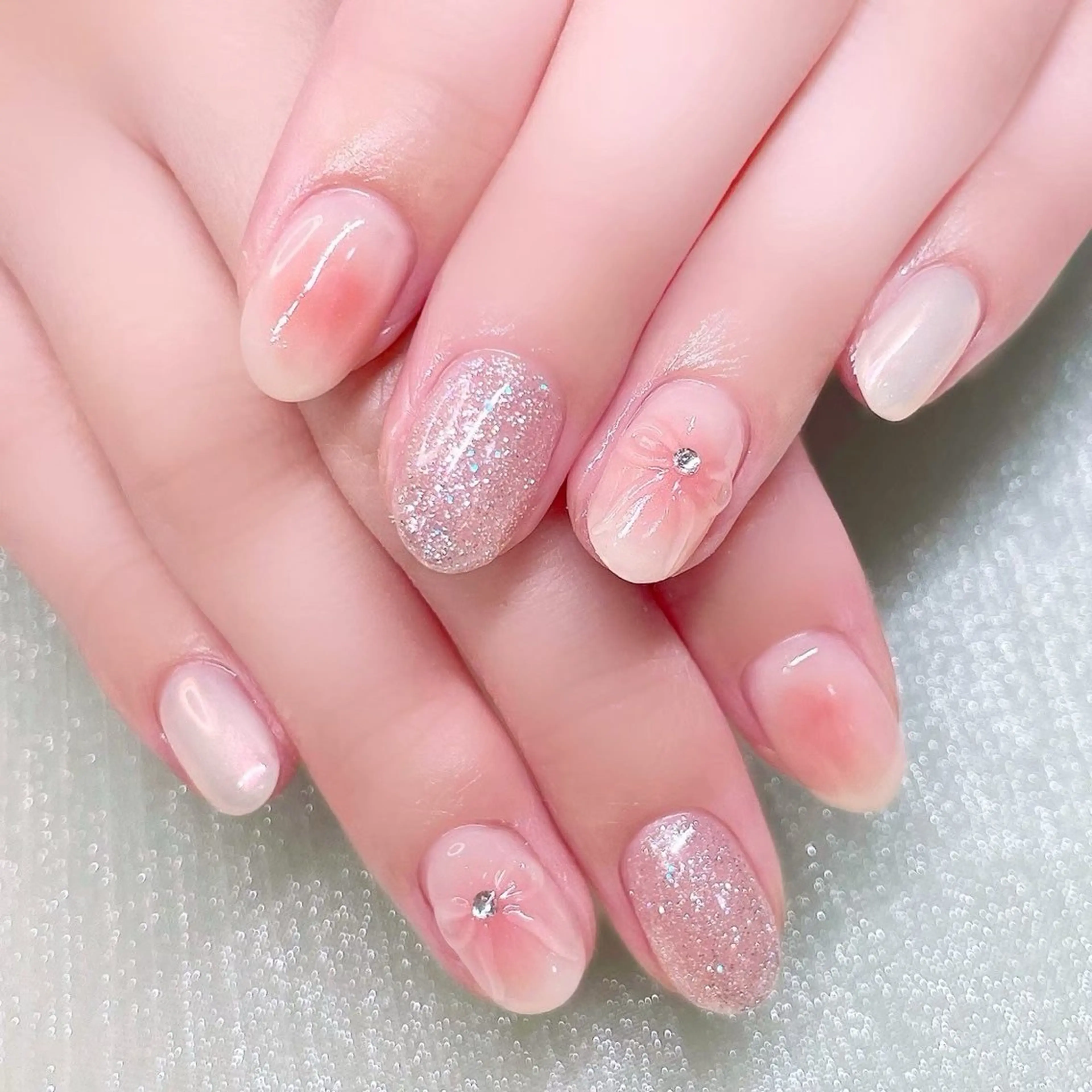 ネイル 長さ出し ハンドネイル Nailist suzuのネイルデザイン