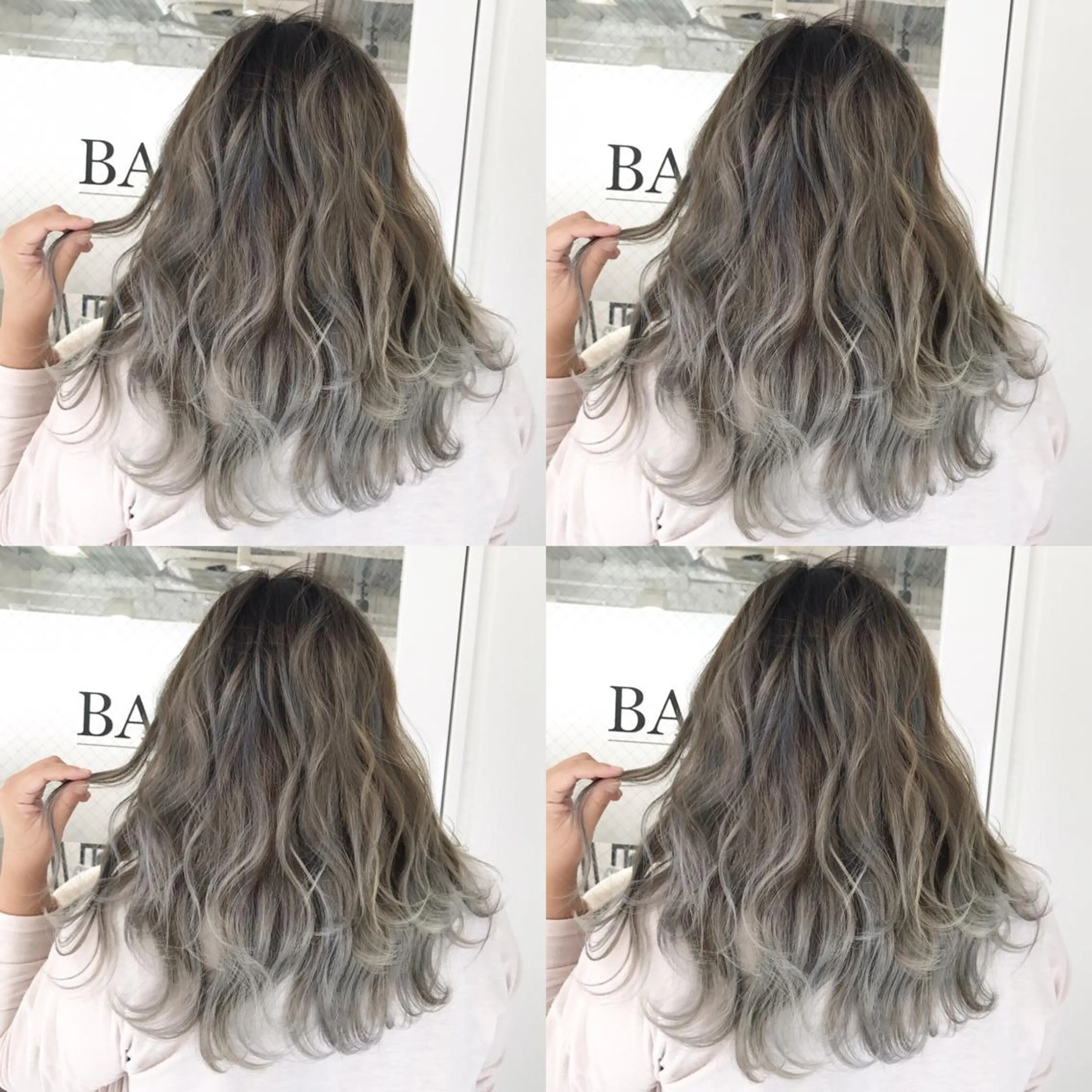 セミロング カラー ヘアアレンジ ヘアカラー トリートメント 縮毛矯正 髪質改善寺坂雄飛💐のヘアスタイル