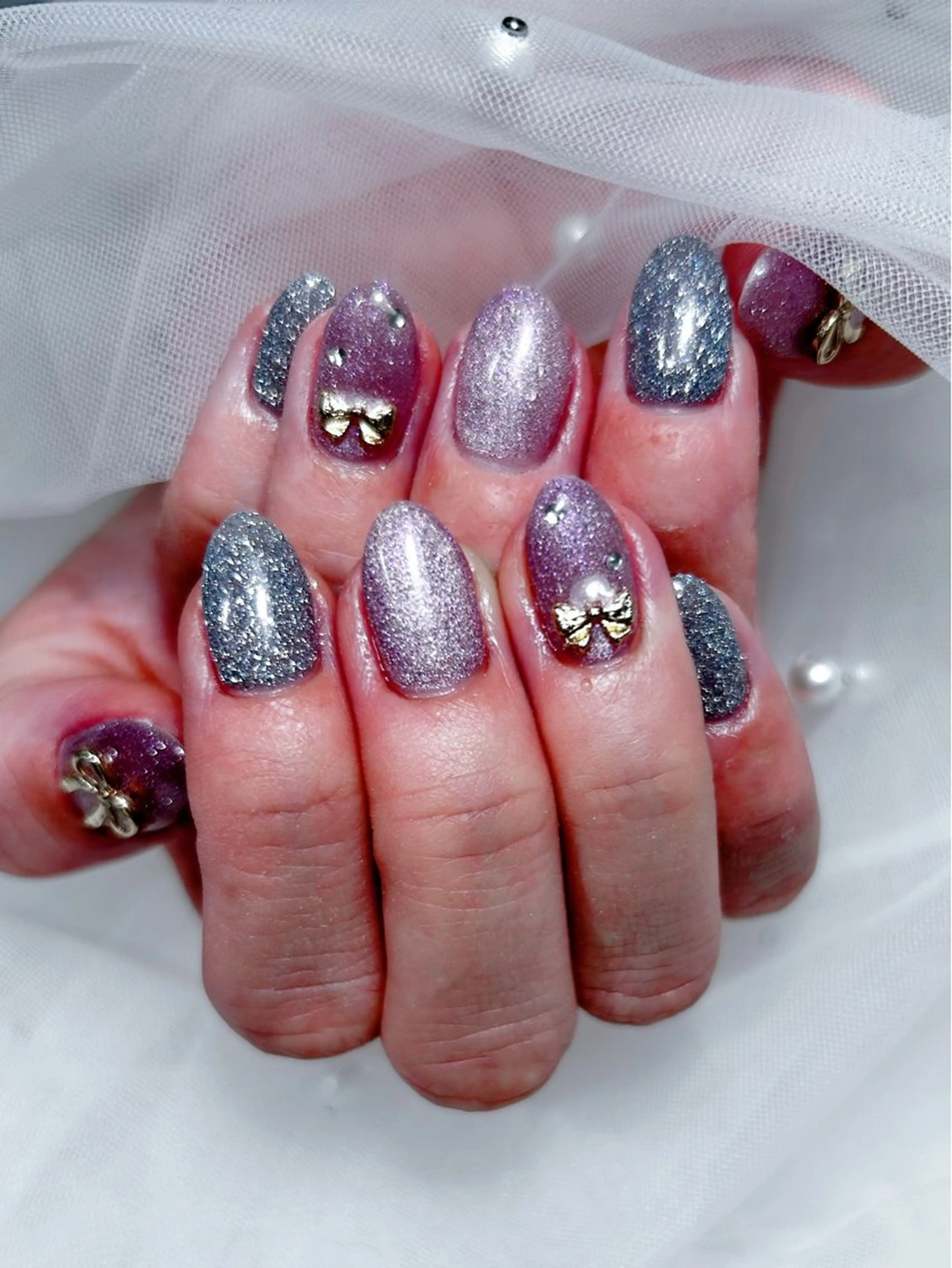 ネイル アートネイル チークネイル 桜ネイル フラッシュネイル ジェルネイル ハンドネイル ハンドケア 🌈 Laule'aのネイルデザイン