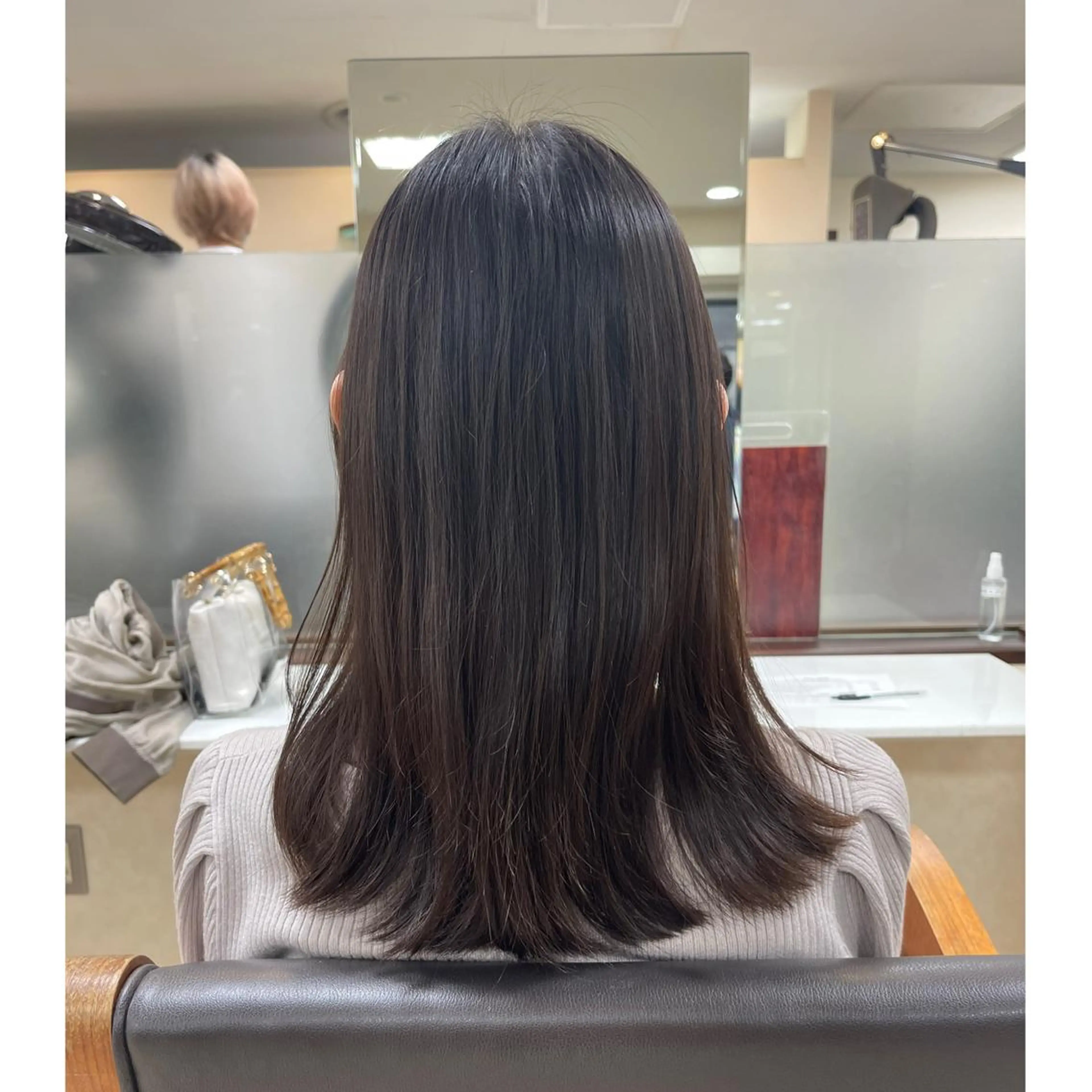 ミディアム パーマ ミディアムパーマ 渋谷 りなのヘアスタイル