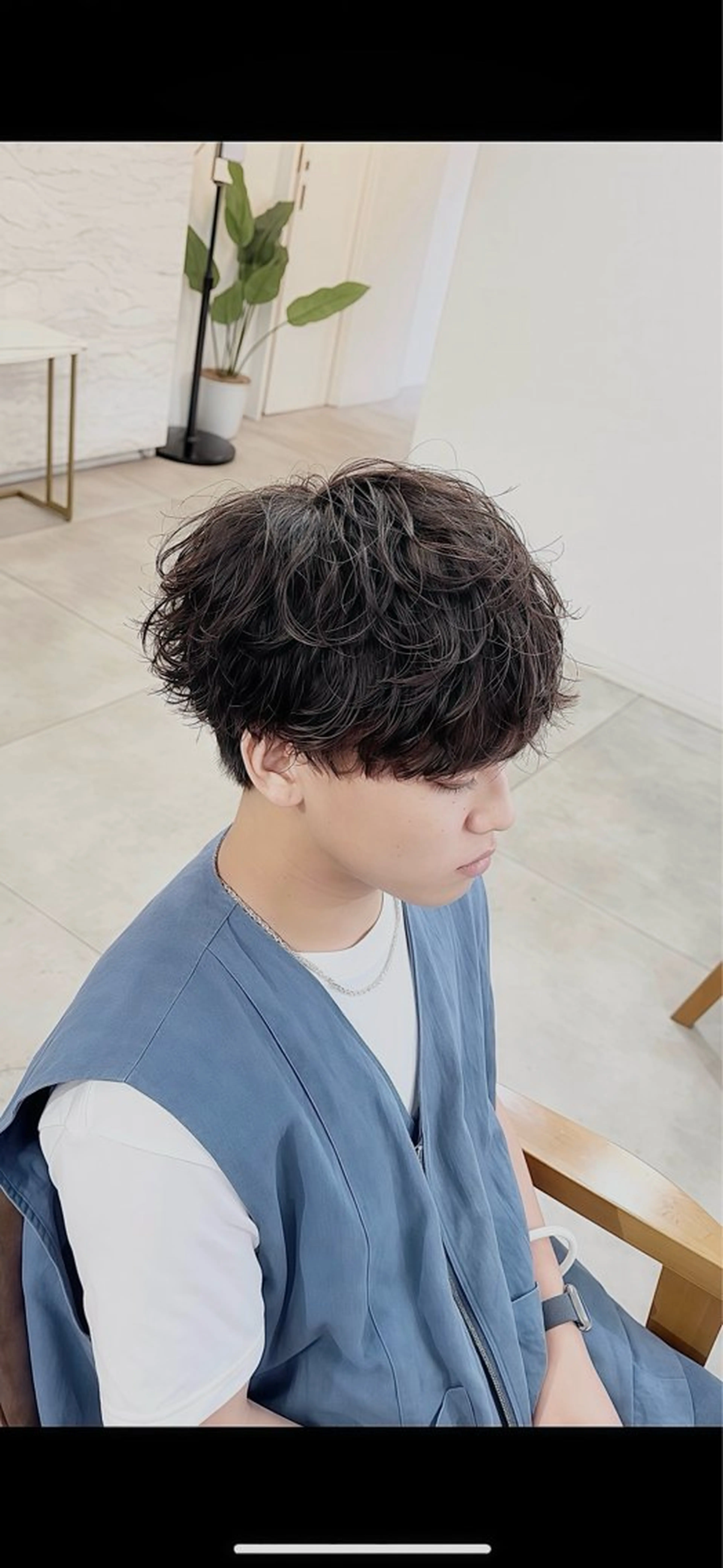 パーマ メンズ メンズパーマ 波巻きパーマ カット パーマ メンズパーマ/新宿/ サイカショウイチのヘアスタイル