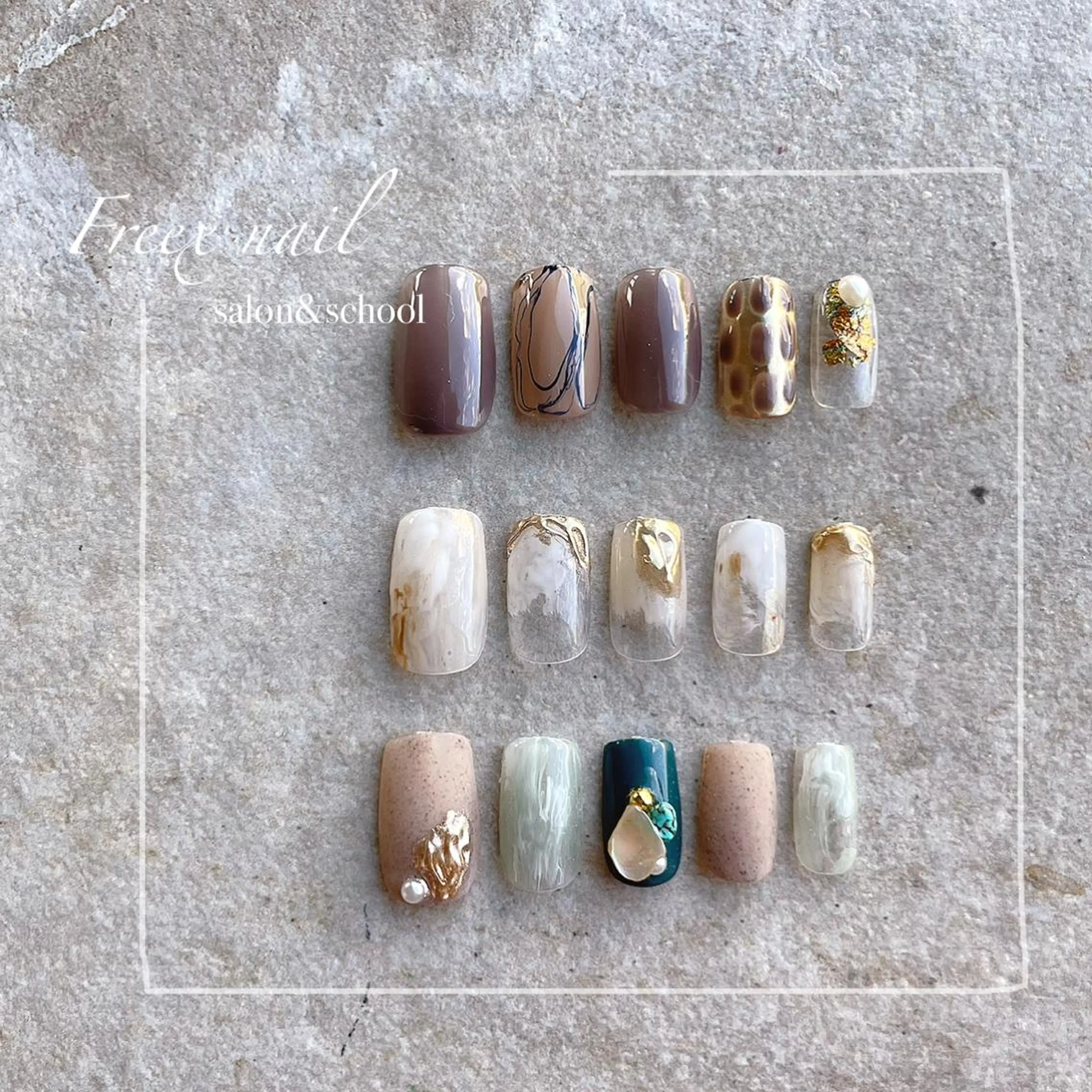 ネイル ハンドネイル ハンドケア freex nail /ニュアンス/個性派のネイルデザイン