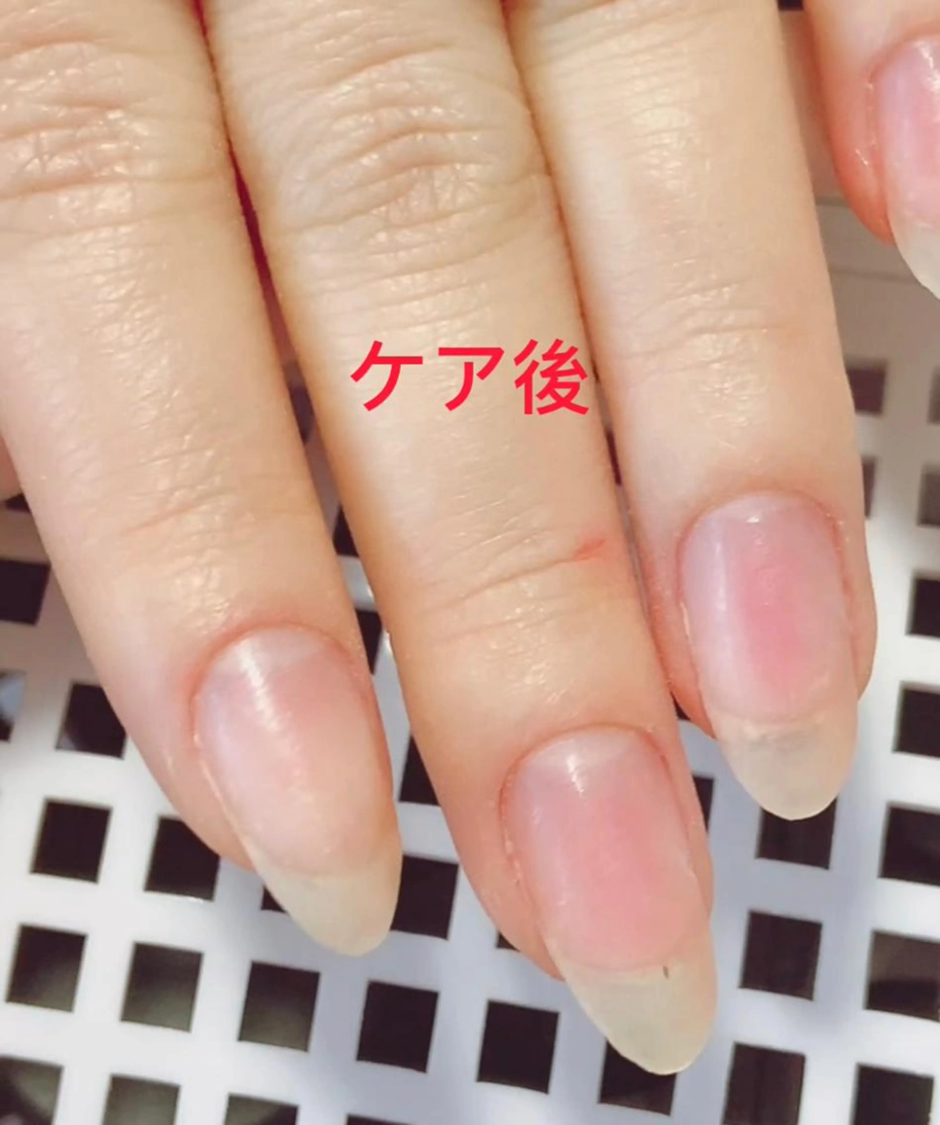 オフのみメニュー他店から料金：2500円自爪ジェル(スカルプ,チップ３０００円になりますの写真