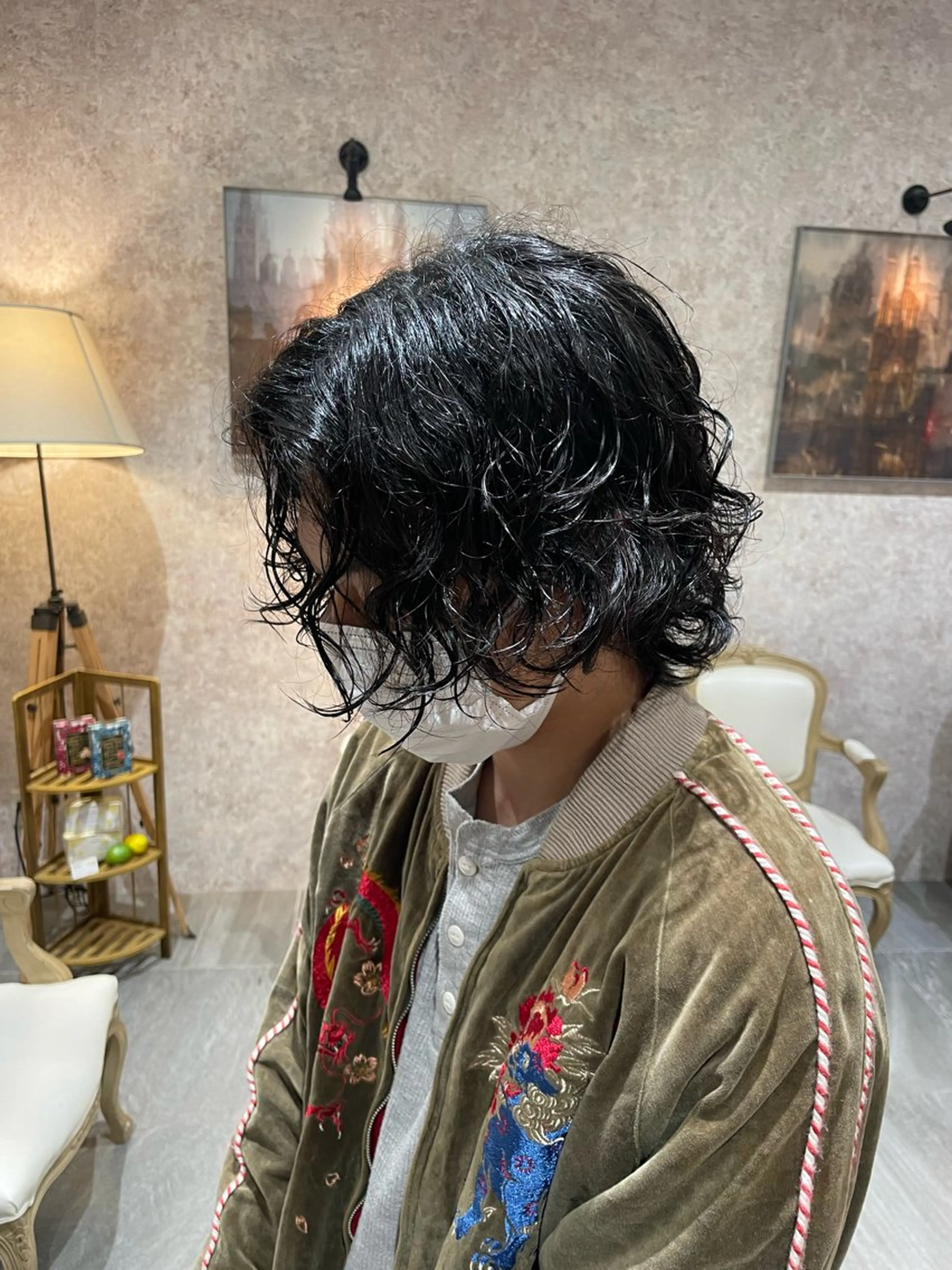 パーマ メンズ カット パーマ Earth Yuhiのヘアスタイル