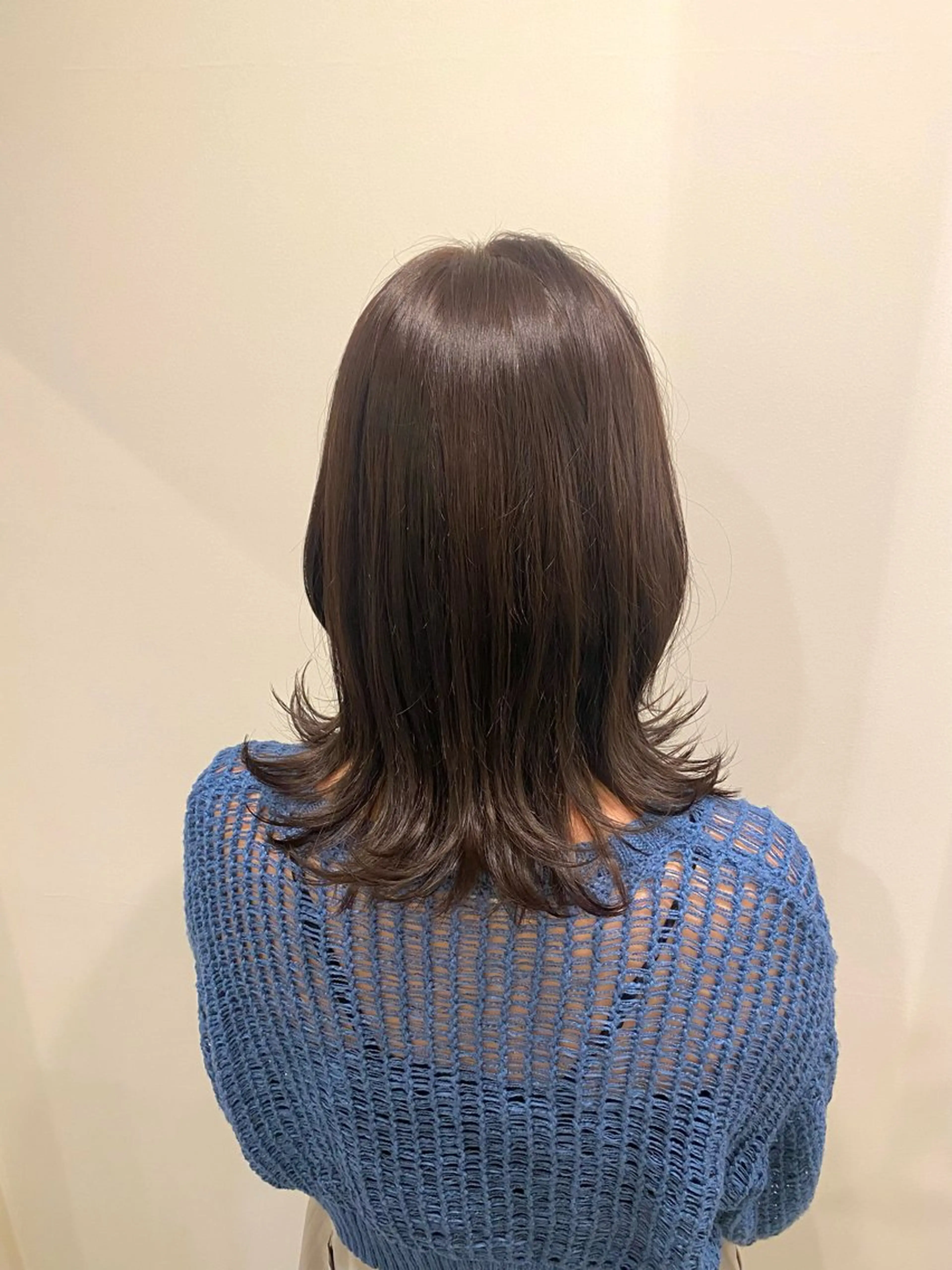 ミディアム カラー 透明感カラー グレージュ カット ヘアカラー 🍑 モモカ🍑のヘアスタイル