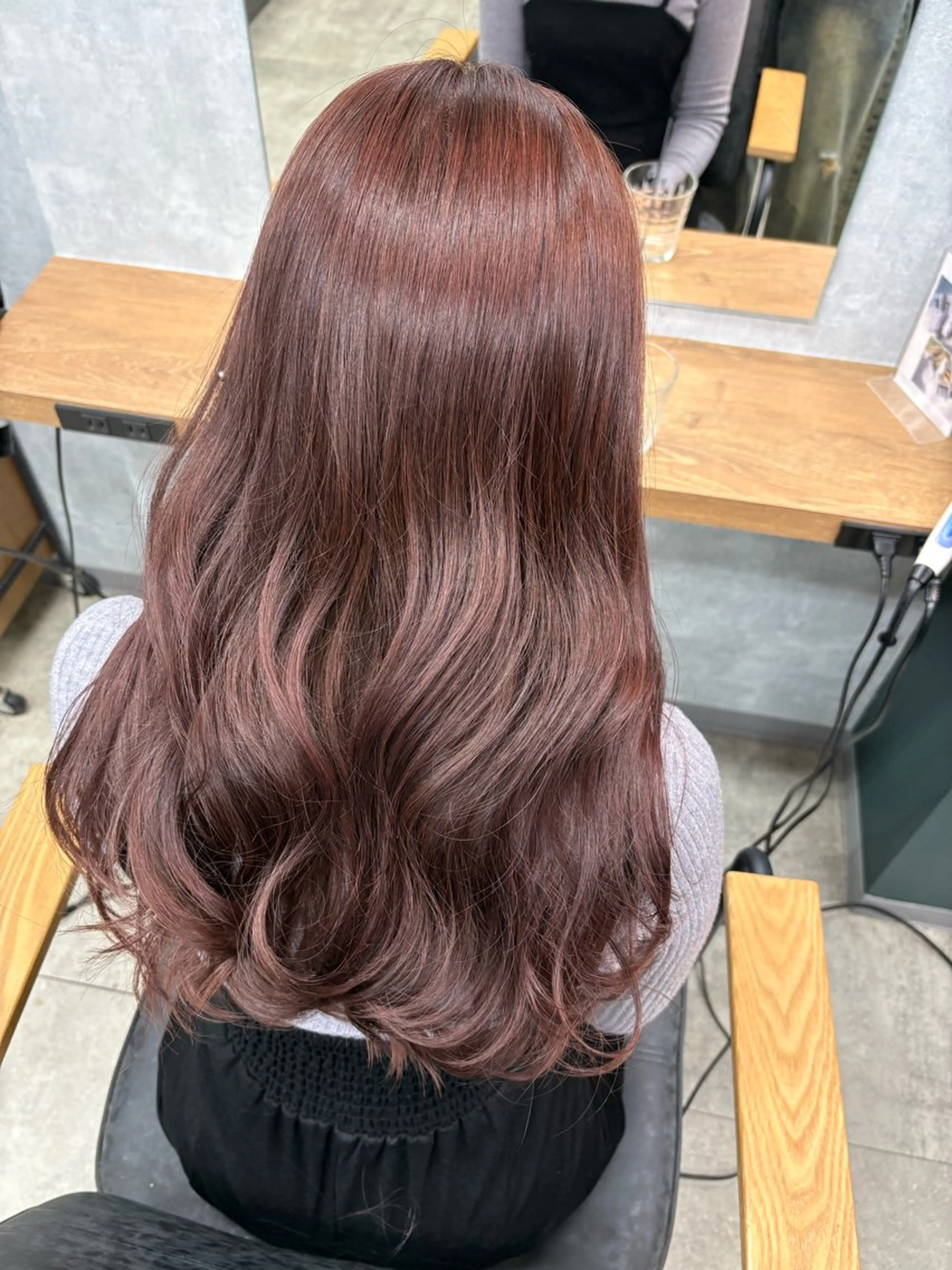 セミロング カラー✨縮毛矯正✨ ハギワラケンタのヘアスタイル