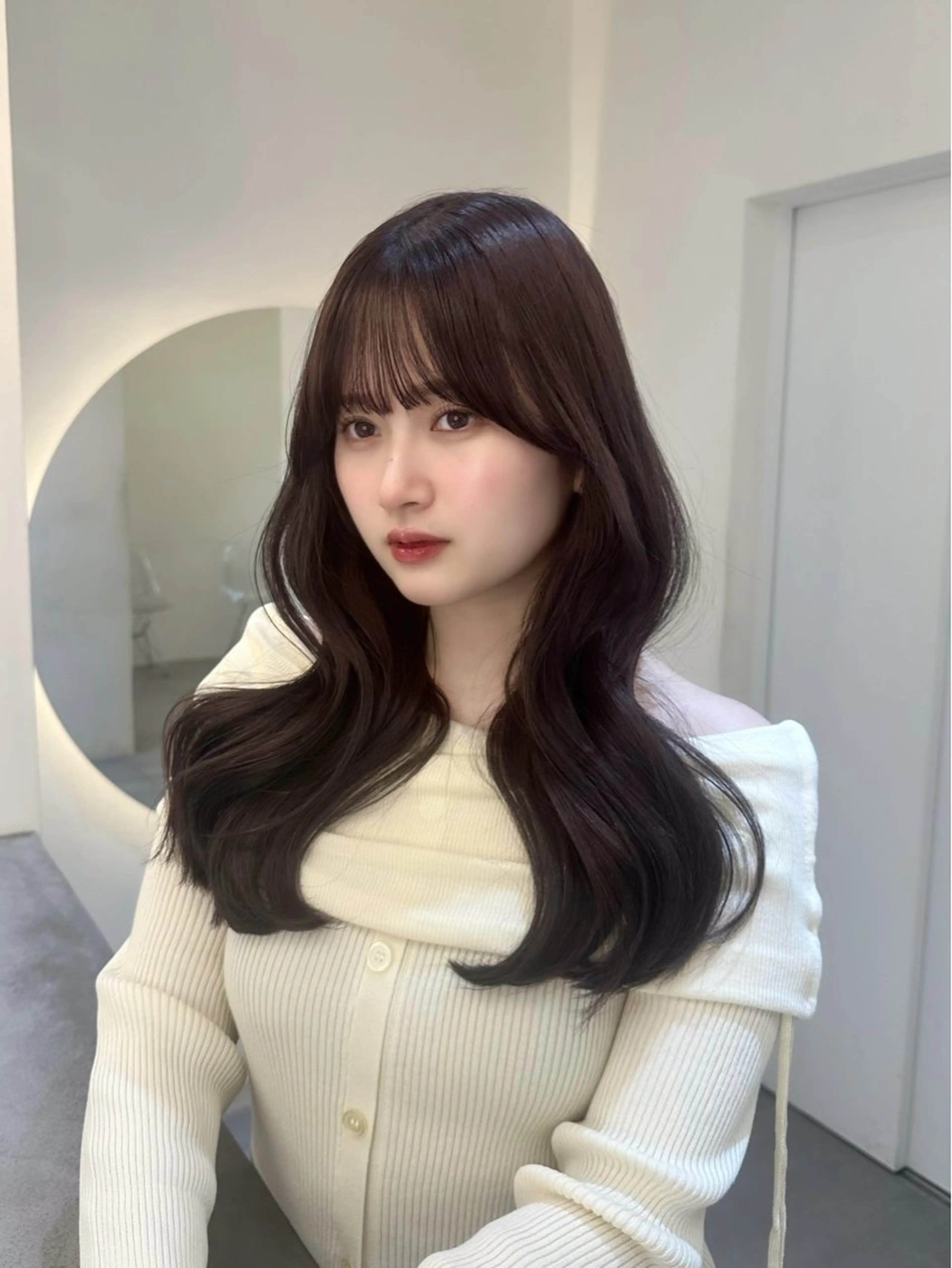 ロング カラー 透明感カラー🩵 asamiのヘアスタイル