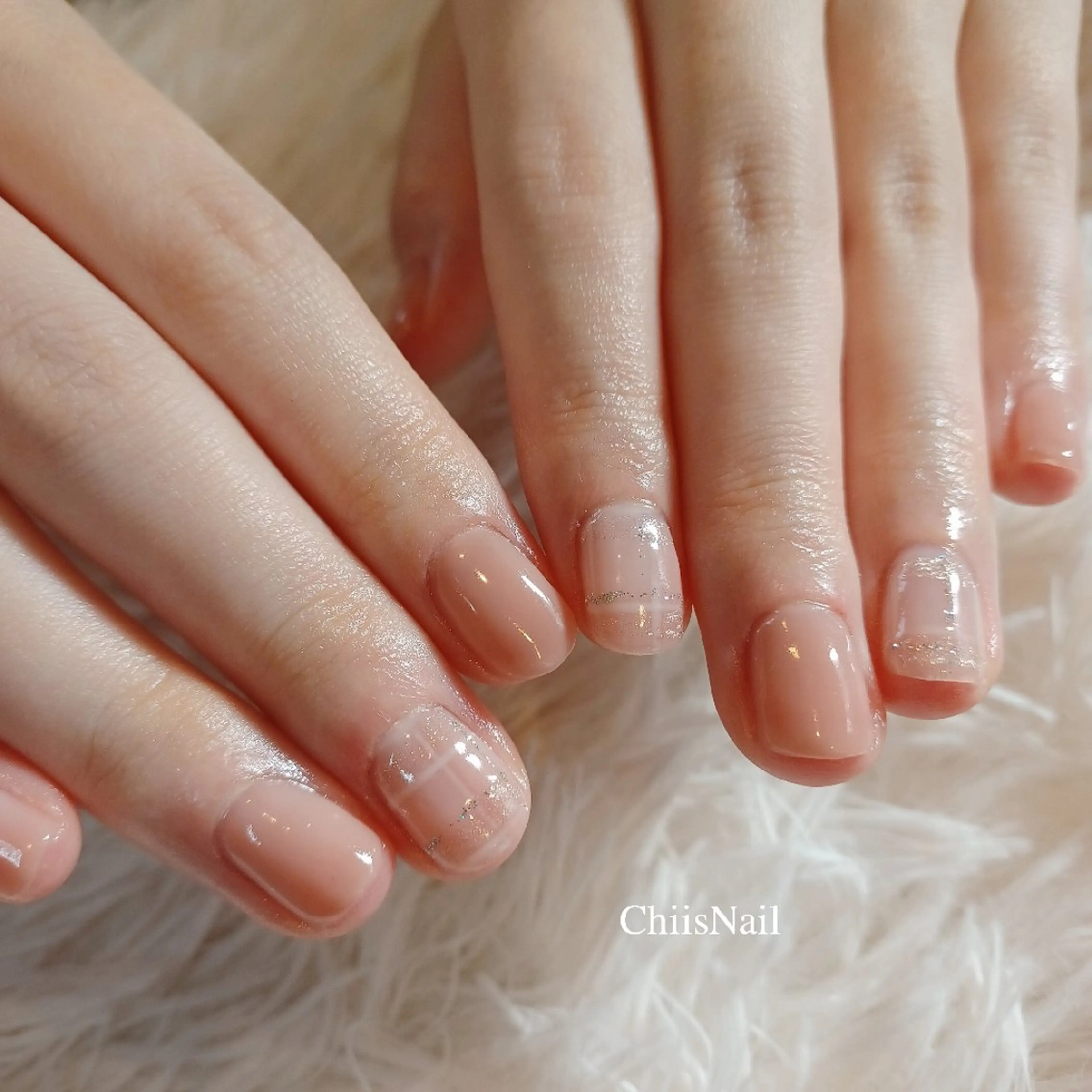 ネイル シンプルネイル ハンドネイル ChiisNail チィズネイルのネイルデザイン