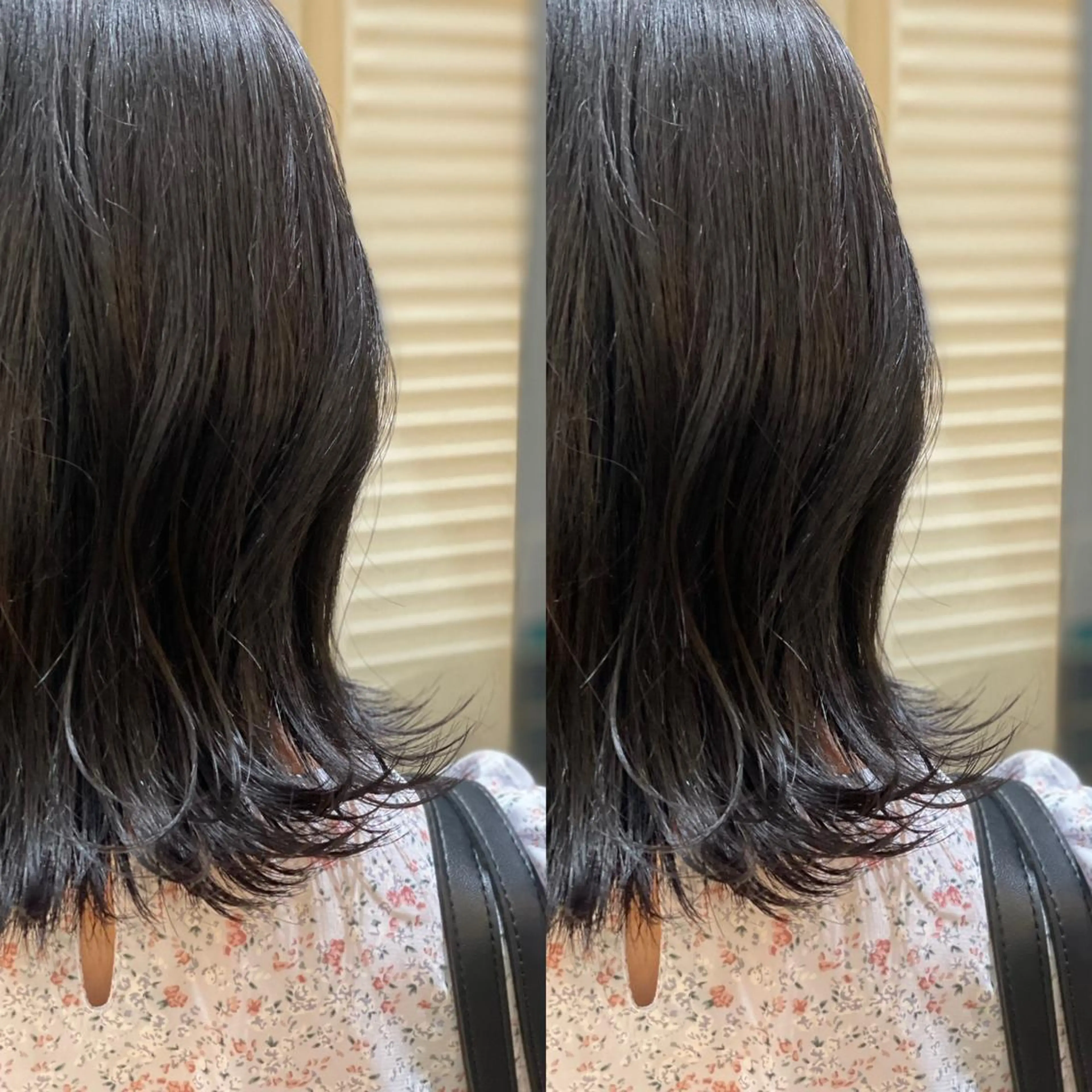 セミロング カラー Snaly カラー特化ページのヘアスタイル